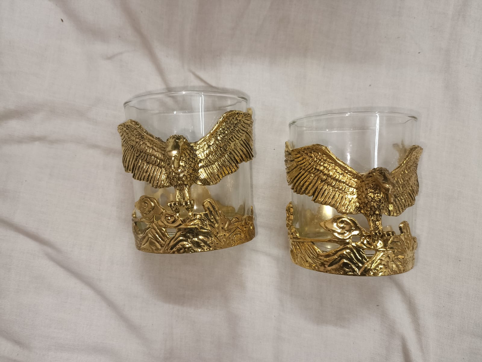 Gold Eagle Embellished Glasses view 2