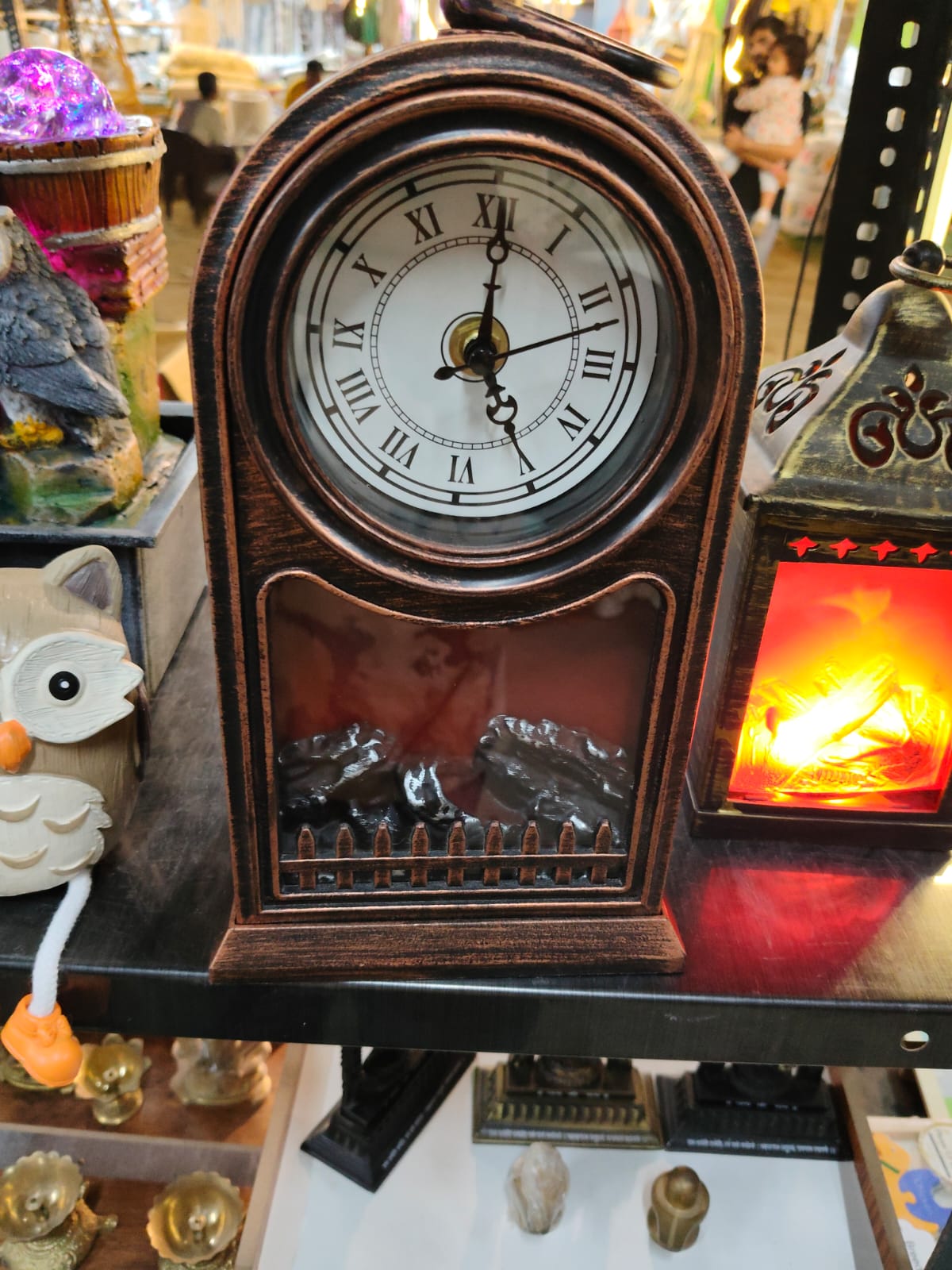 Vintage Mantel Clock view 2