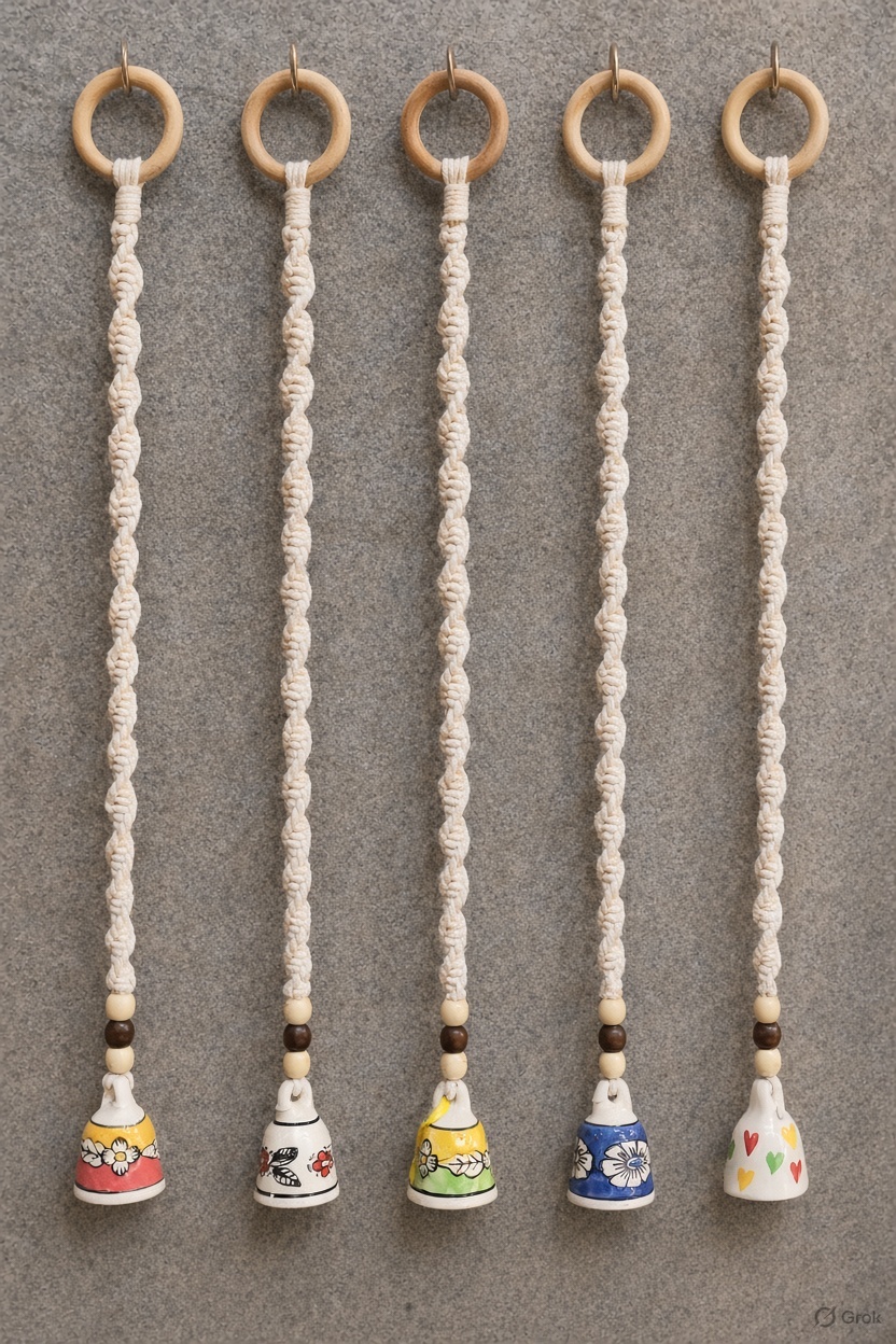 Ceramic Hanging Bells view 2