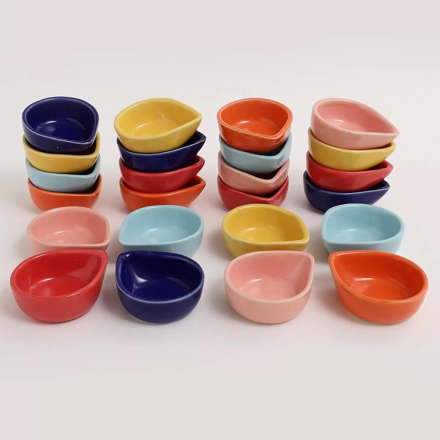 Colorful Ceramic Bowls view 2