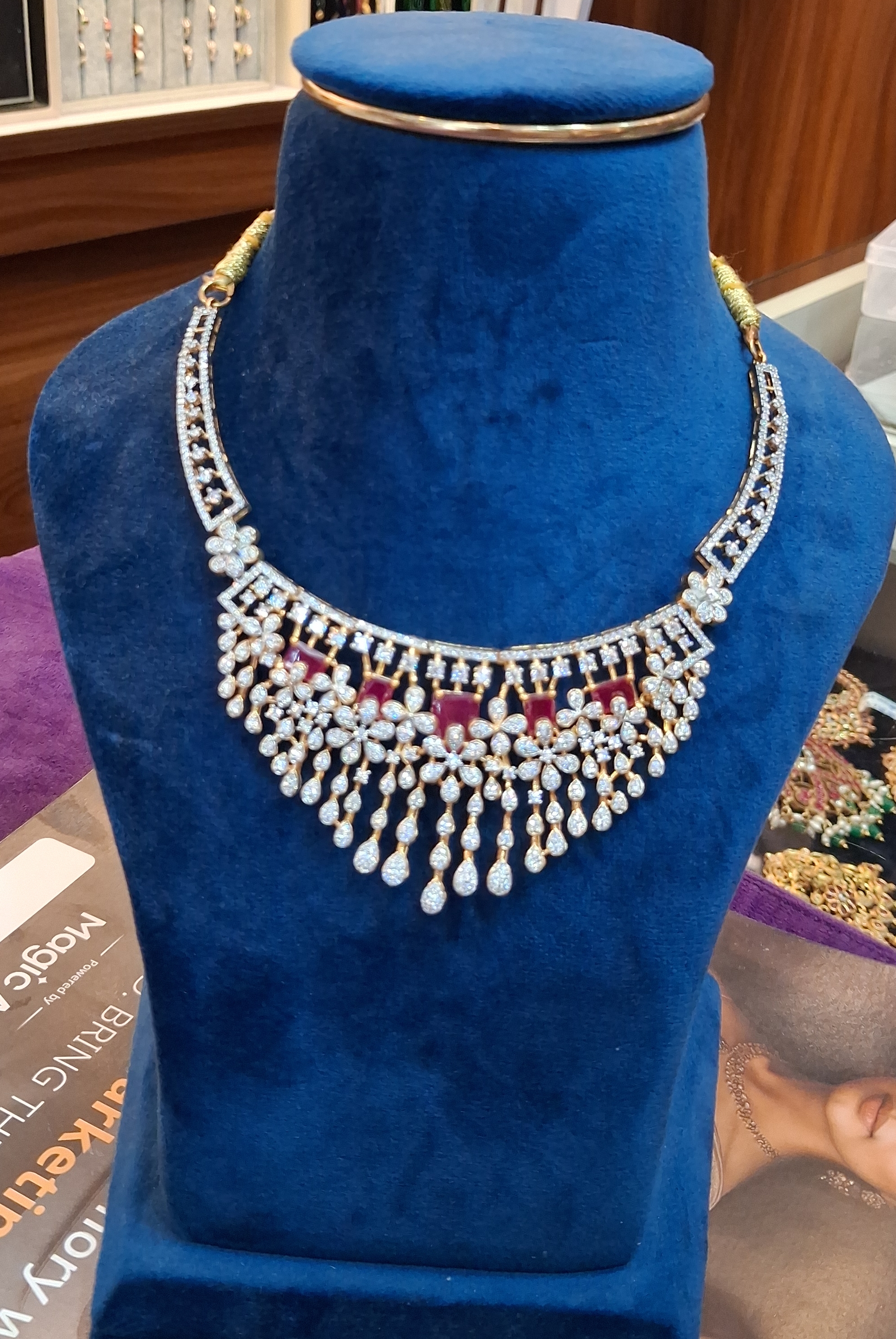 Luxury Gemstone Necklace view 3