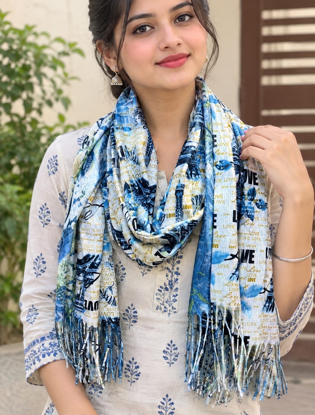 Printed Scarf view 2