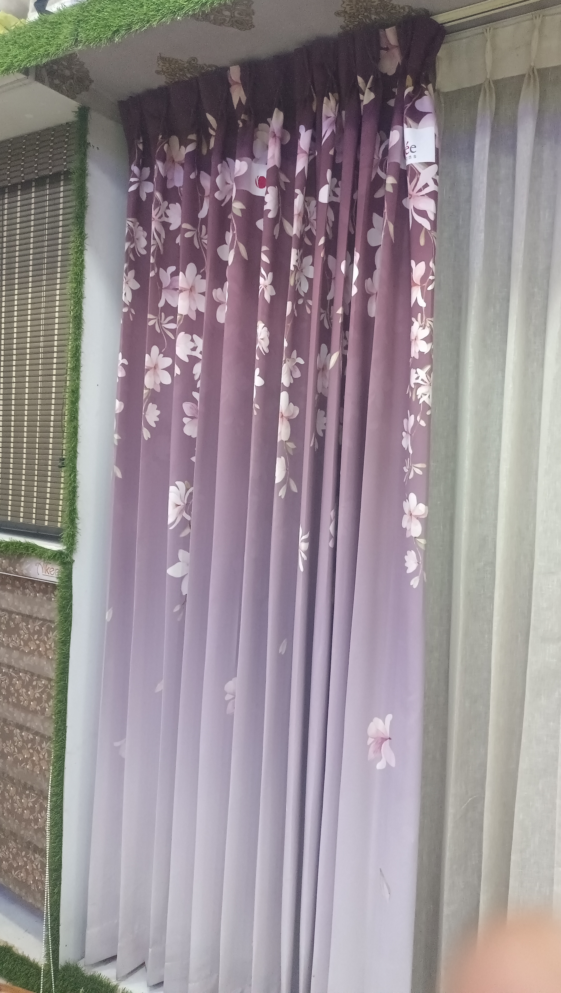 Floral Blackout Curtains view 2