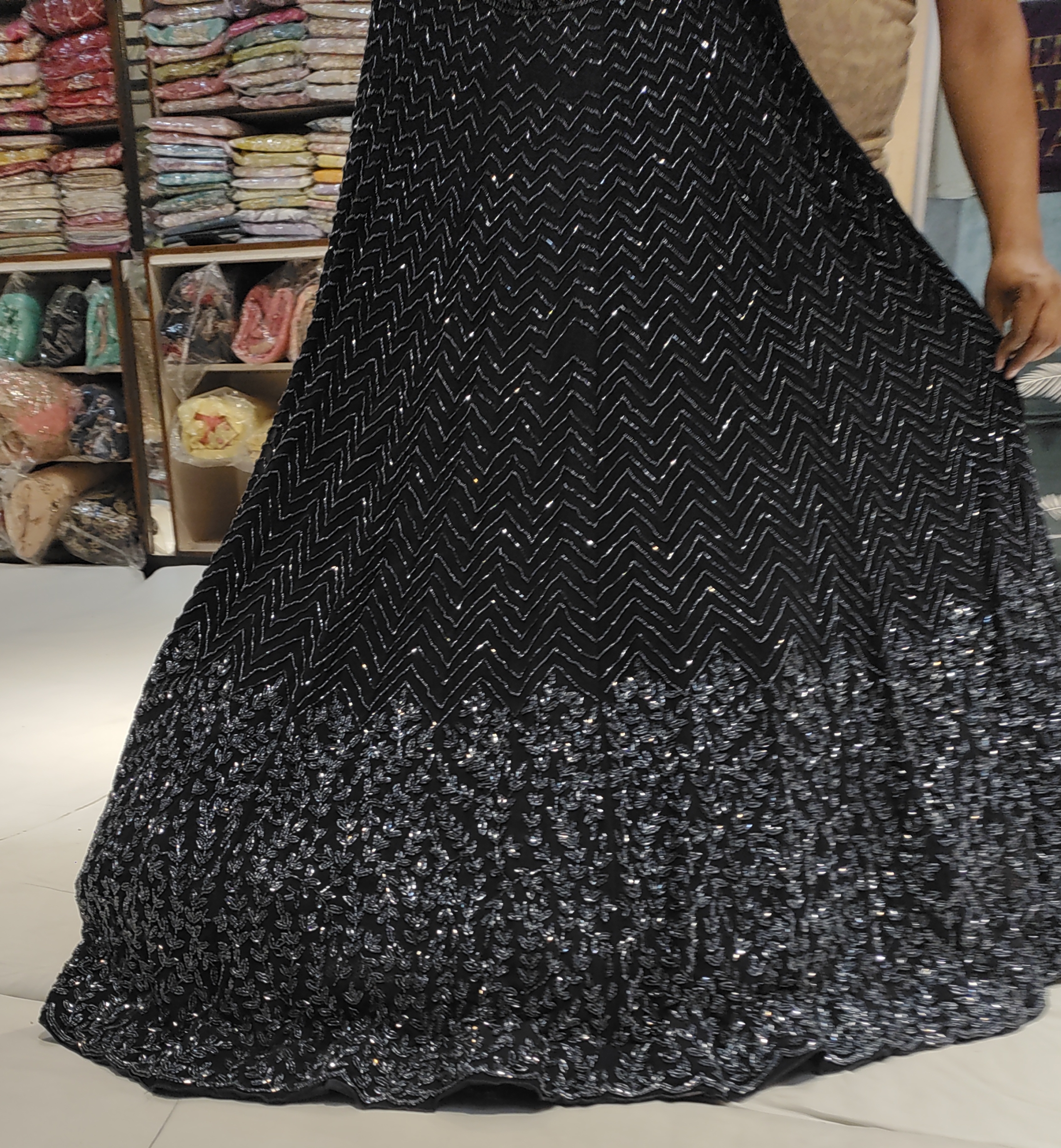 Party Wear Lehega view 2