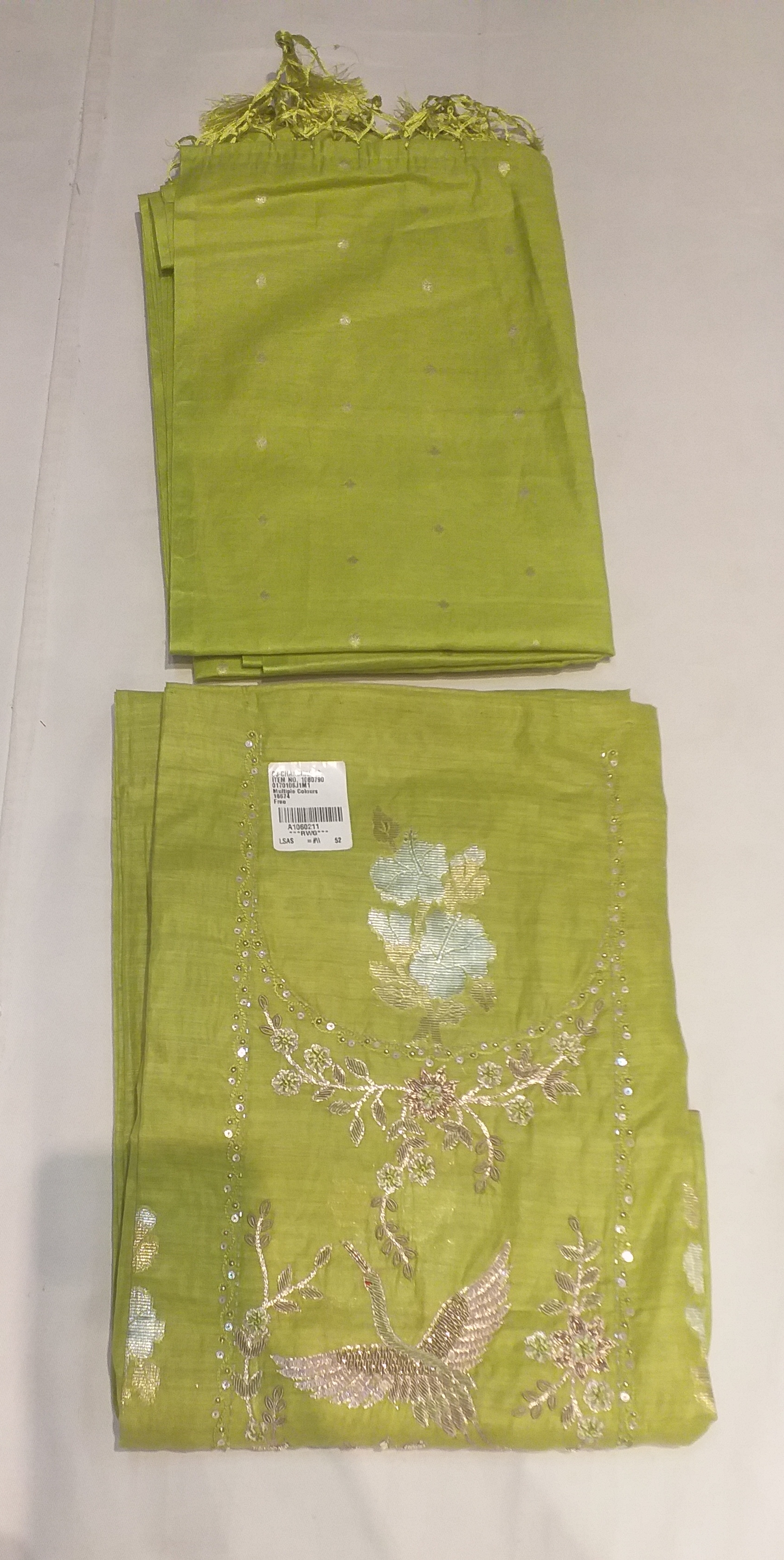 Chanderi Silk Suit Fabric view 2