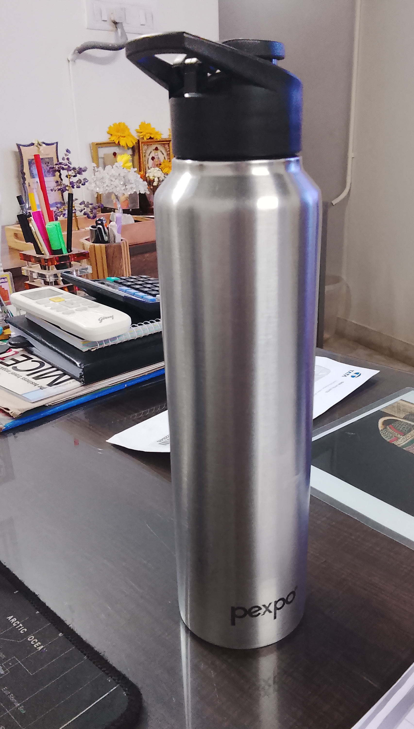 Pexpo Stainless Steel Water Bottle view 2