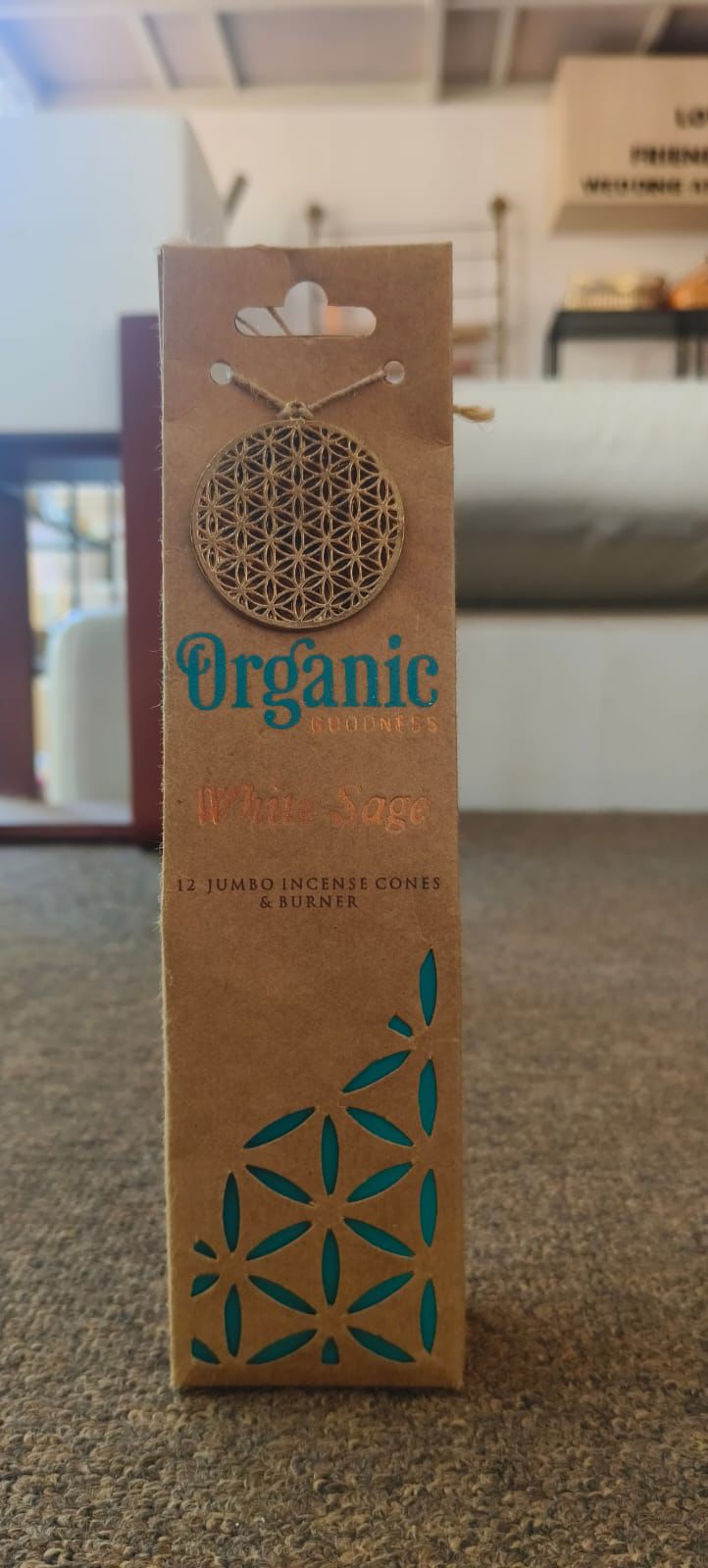 Organic Goodness White Sage Incense Cones view 2