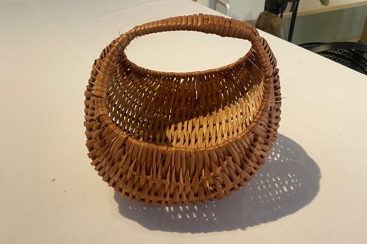 Handcrafted Wicker Basket view 2