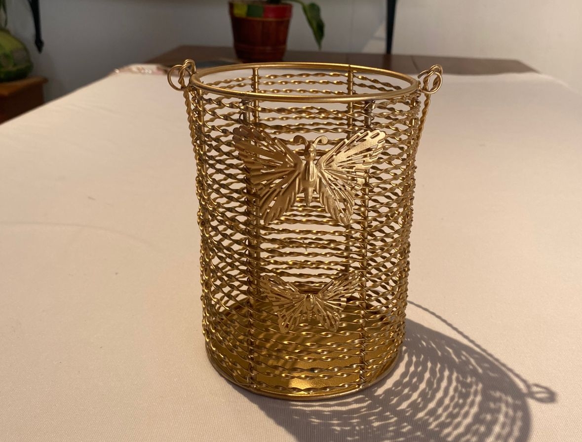 Gold Decorative Basket view 2