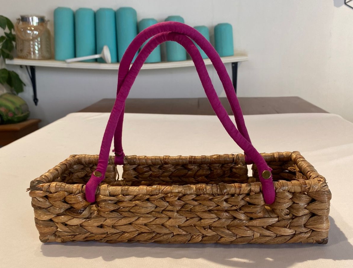 Woven Basket with Handles view 2