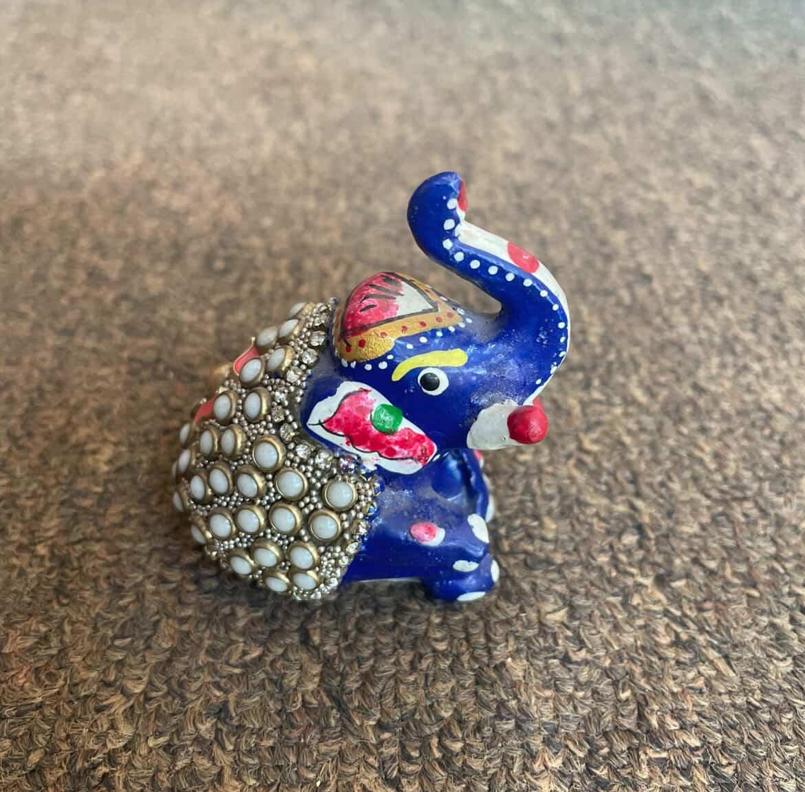 Jeweled Elephant Figurine view 2
