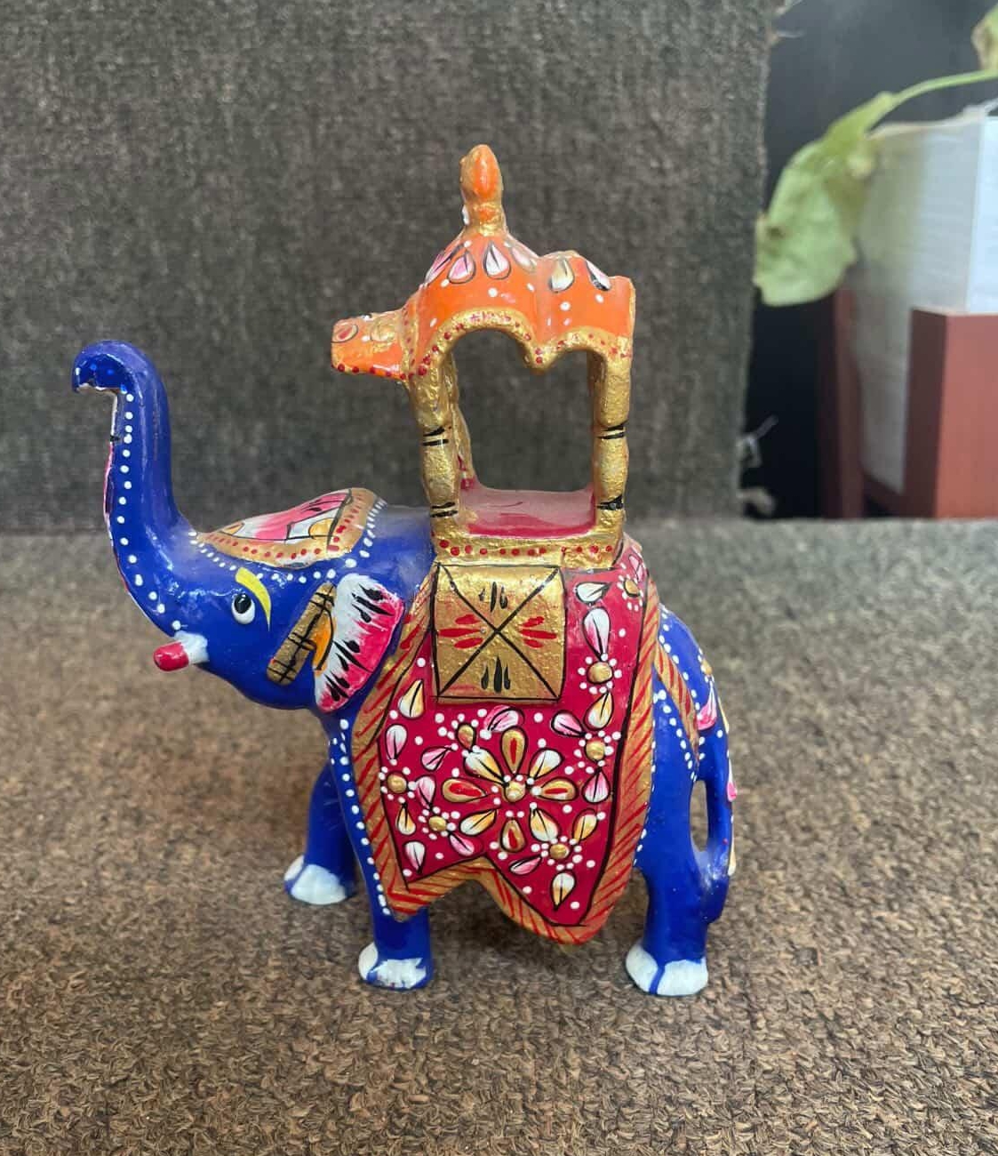 Handcrafted Elephant Figurine view 2