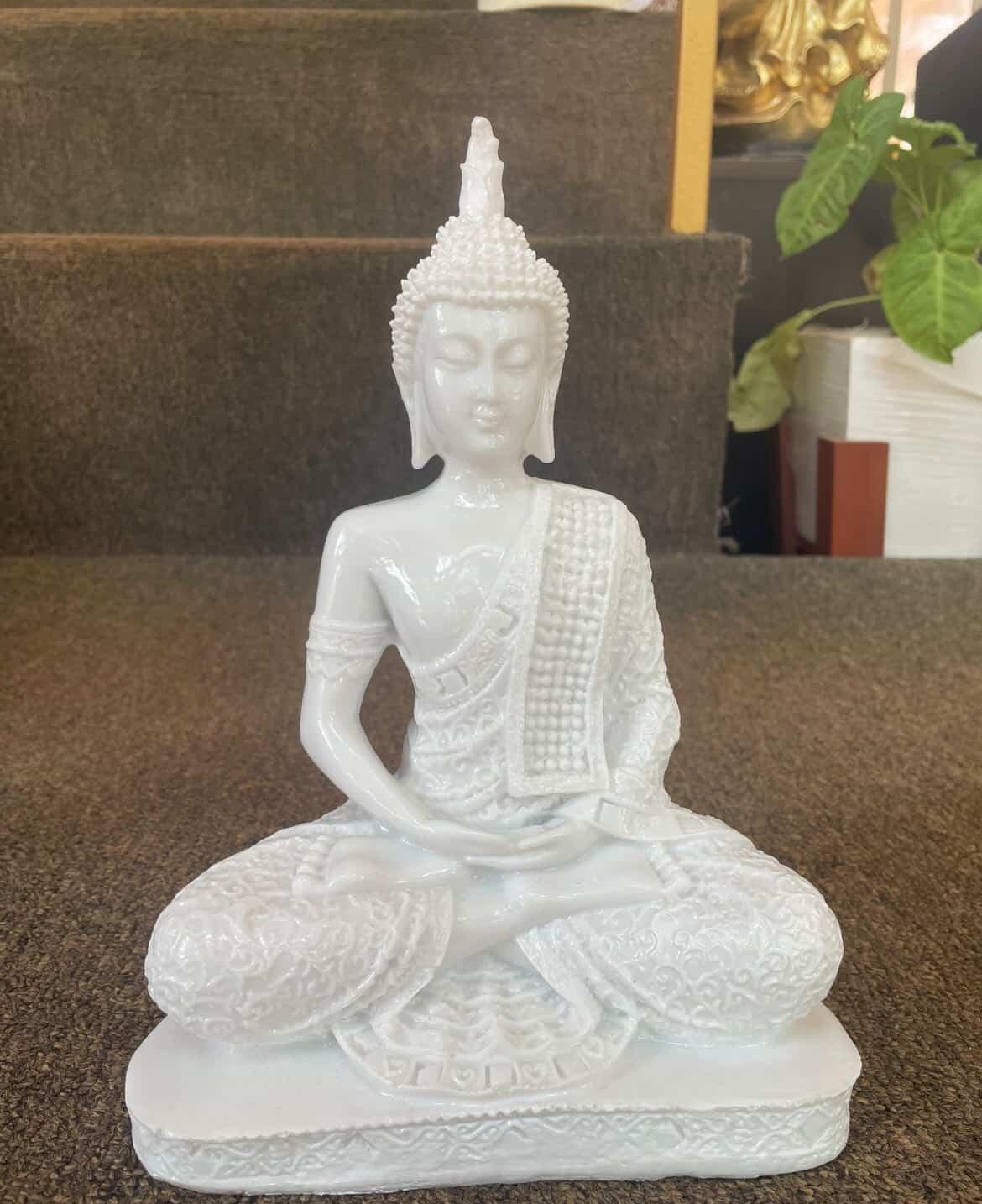 White Buddha Statue view 2