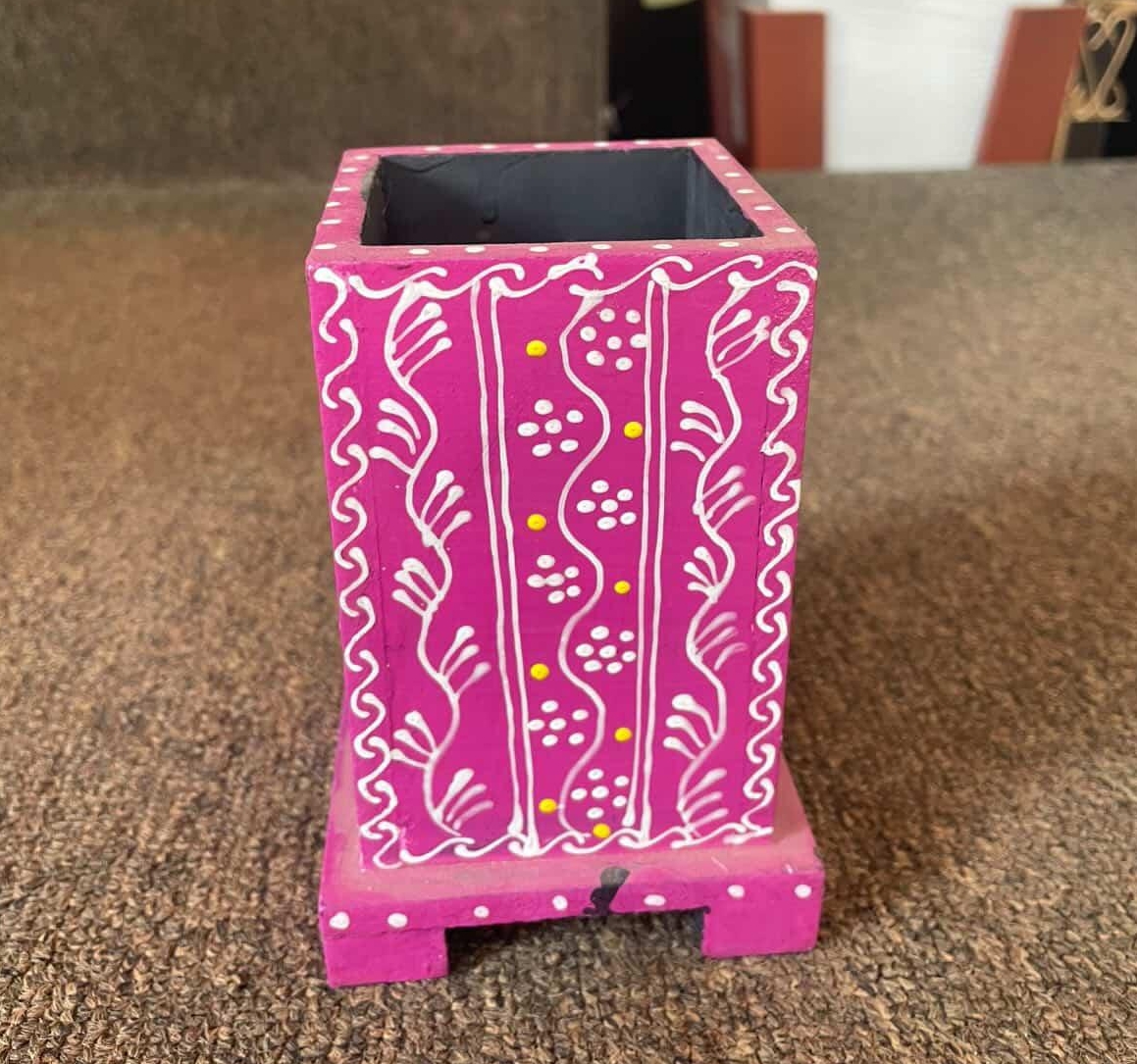 Handcrafted Pen Holder view 2