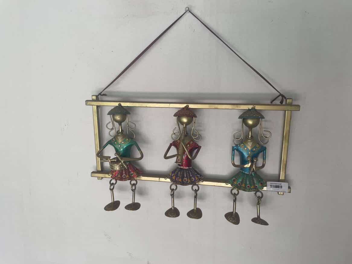 Tribal Dhokra Wall Hanging view 2