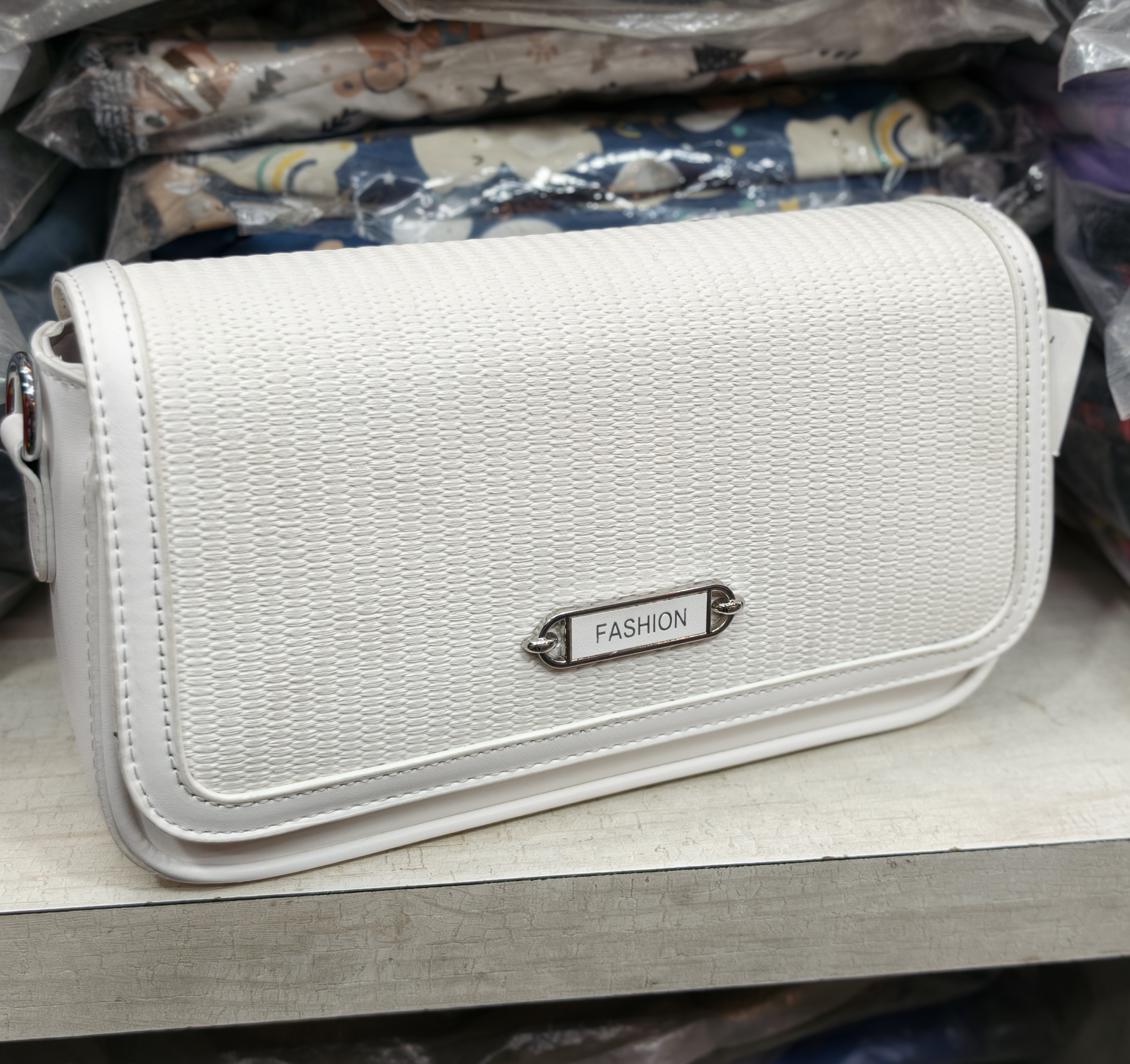 Fashion White Sling Bag view 2