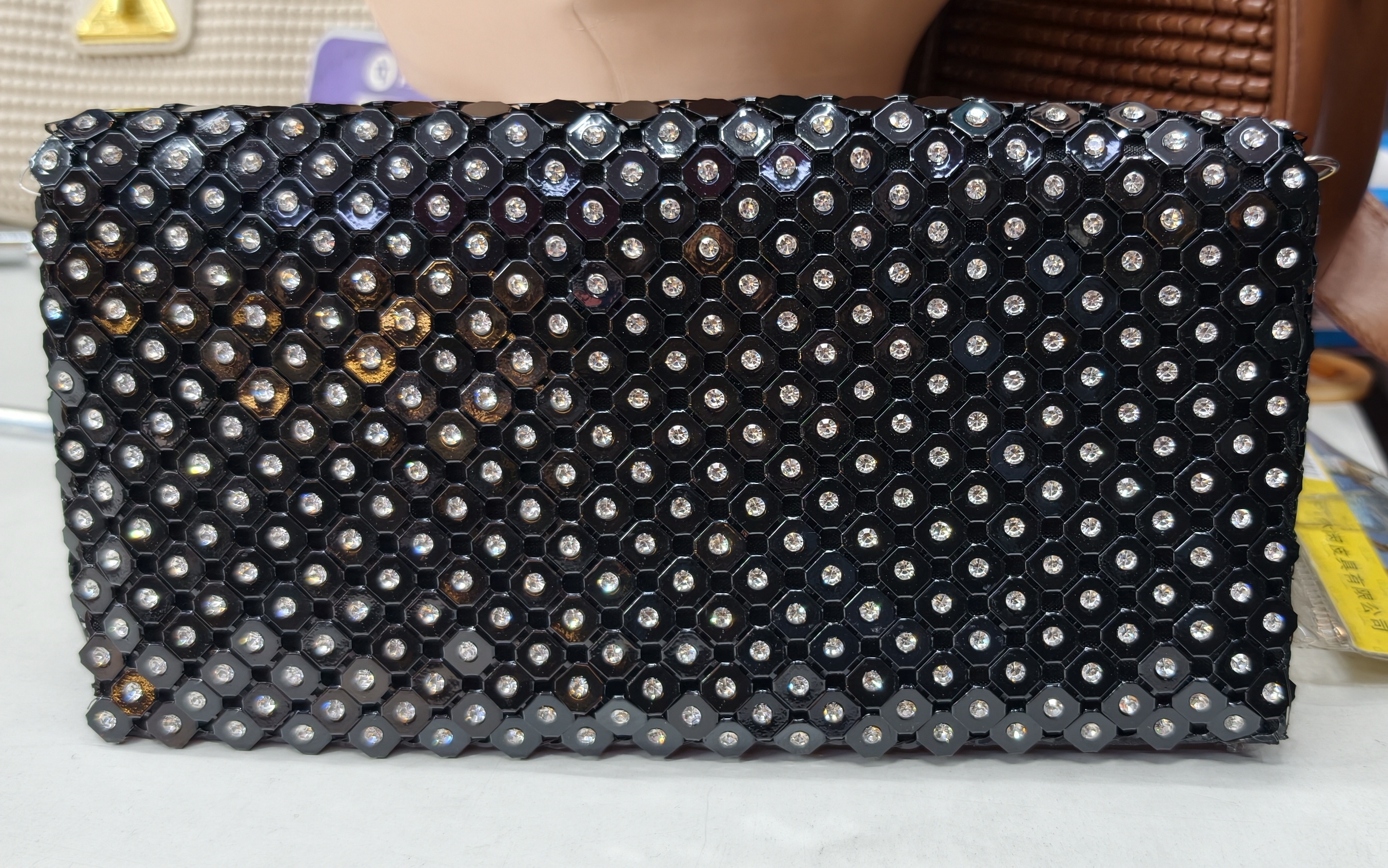 Glitter Embellished Clutch view 2