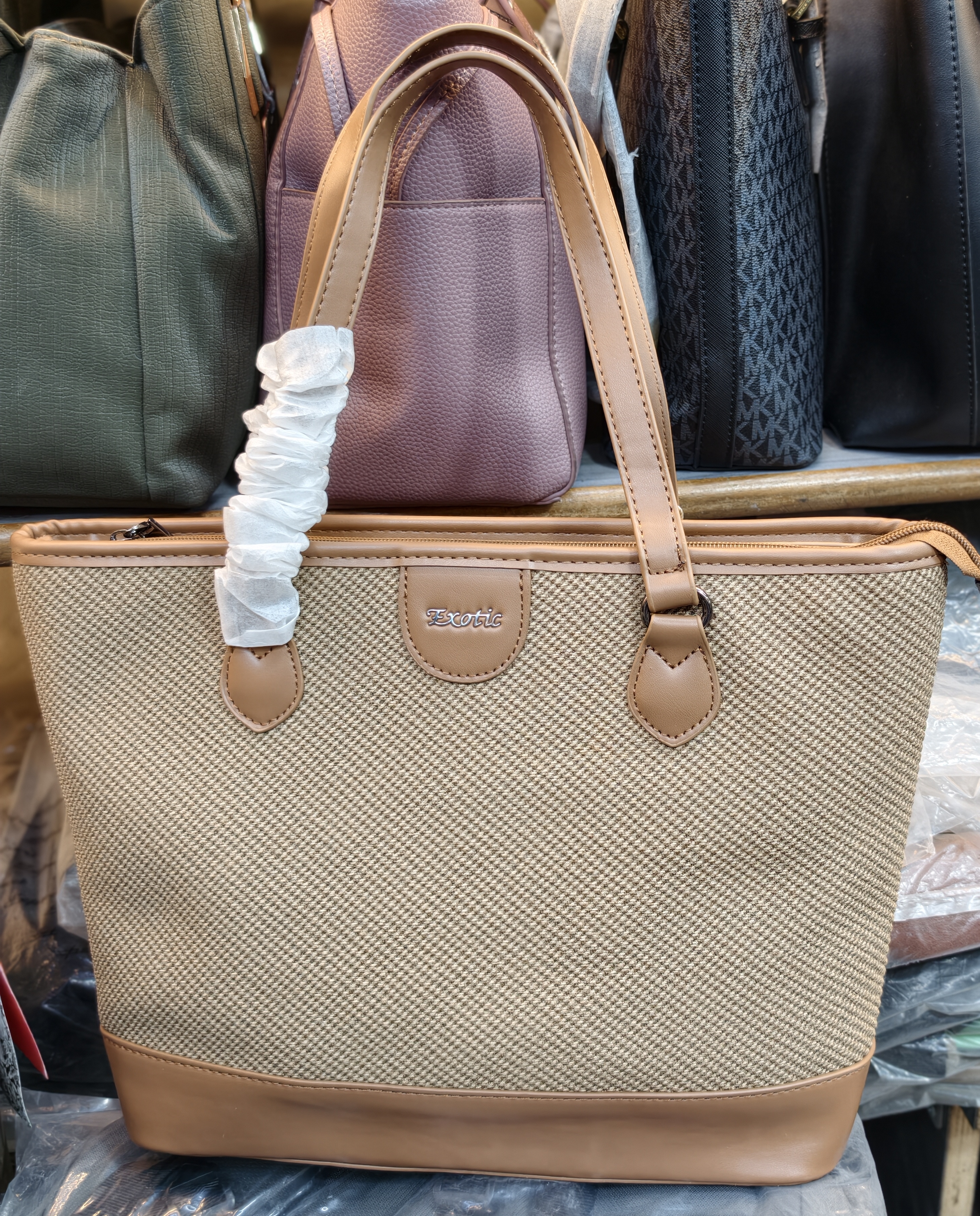 Exotic Handbag tan view 2