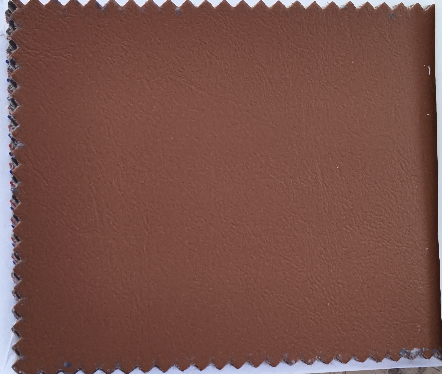 Brown Leather Fabric Swatch view 2