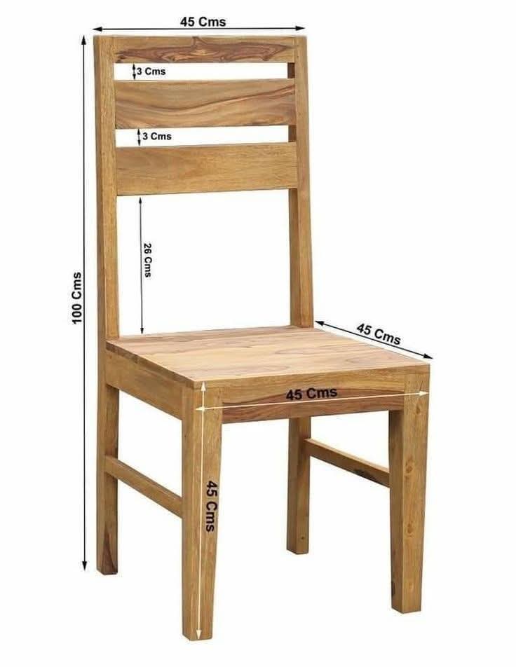 Wooden Dining Chair view 2