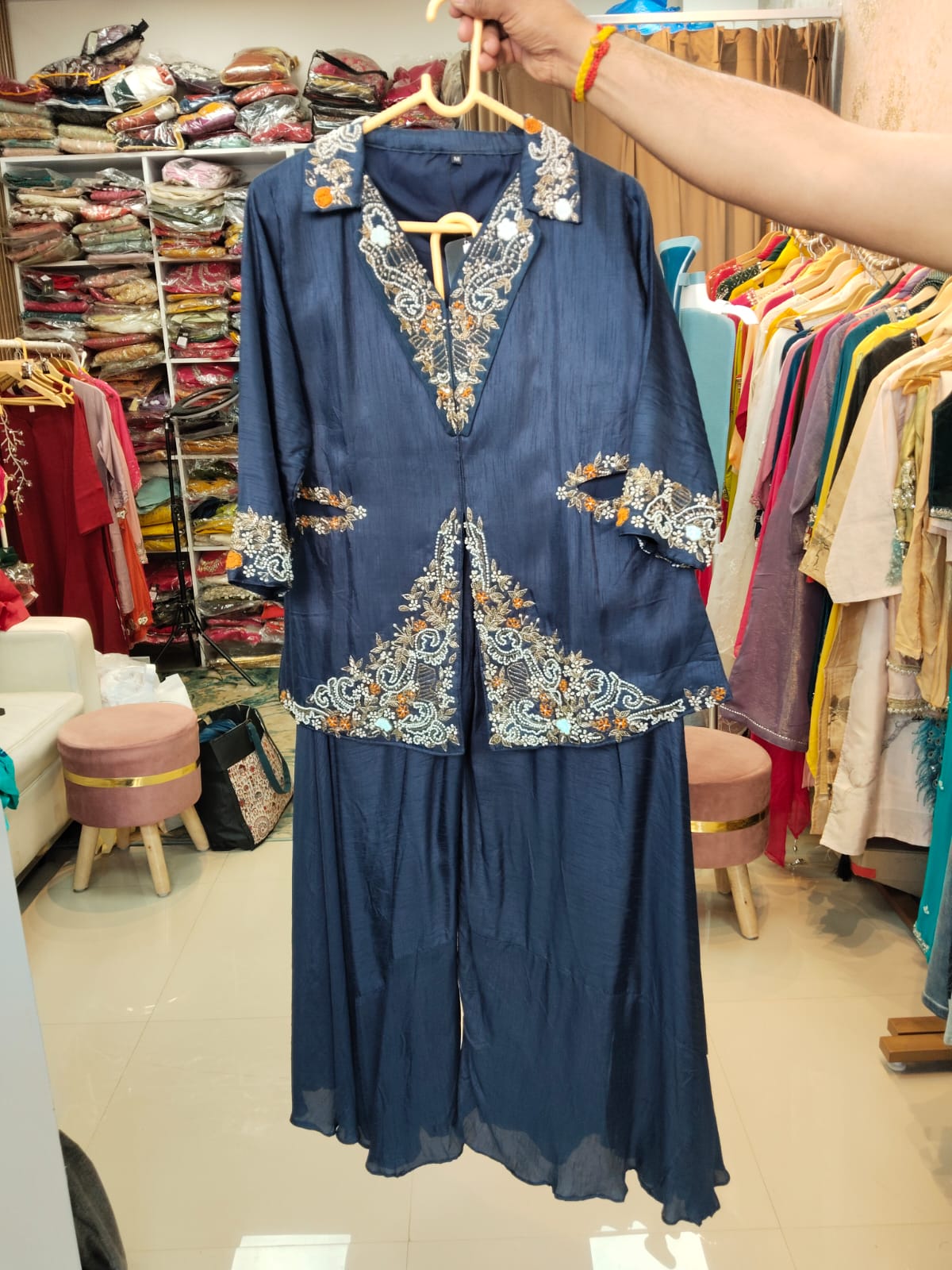Embroidered Ethnic Set view 2