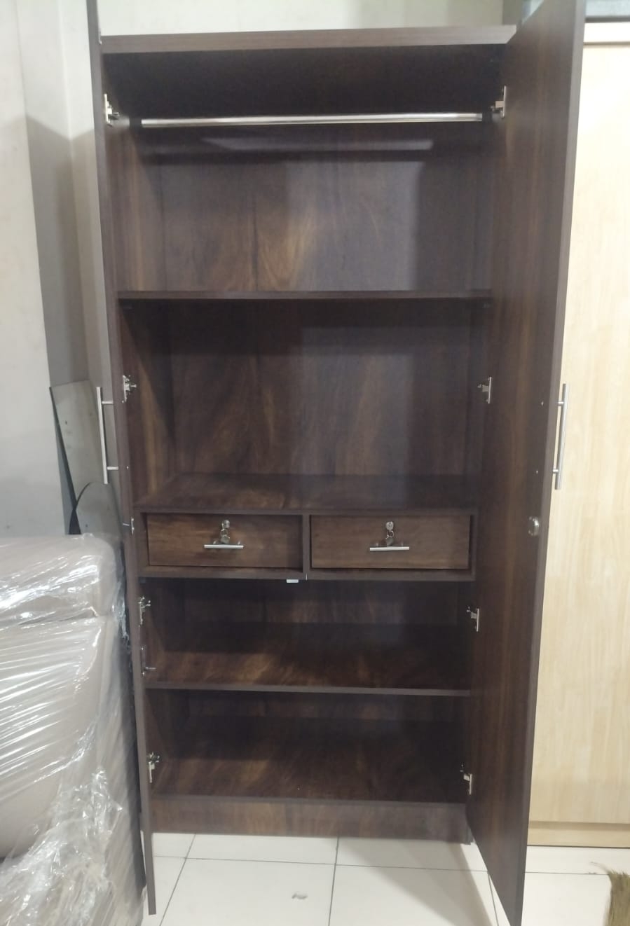 Modern Wooden Wardrobe Size 3/6.5 view 2