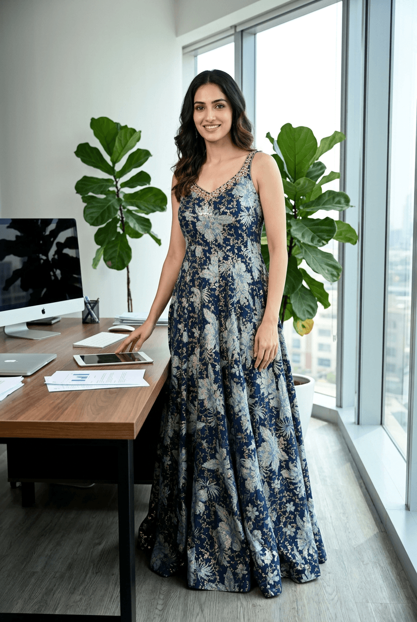 Rudrakshi Ethnic Dress view 2