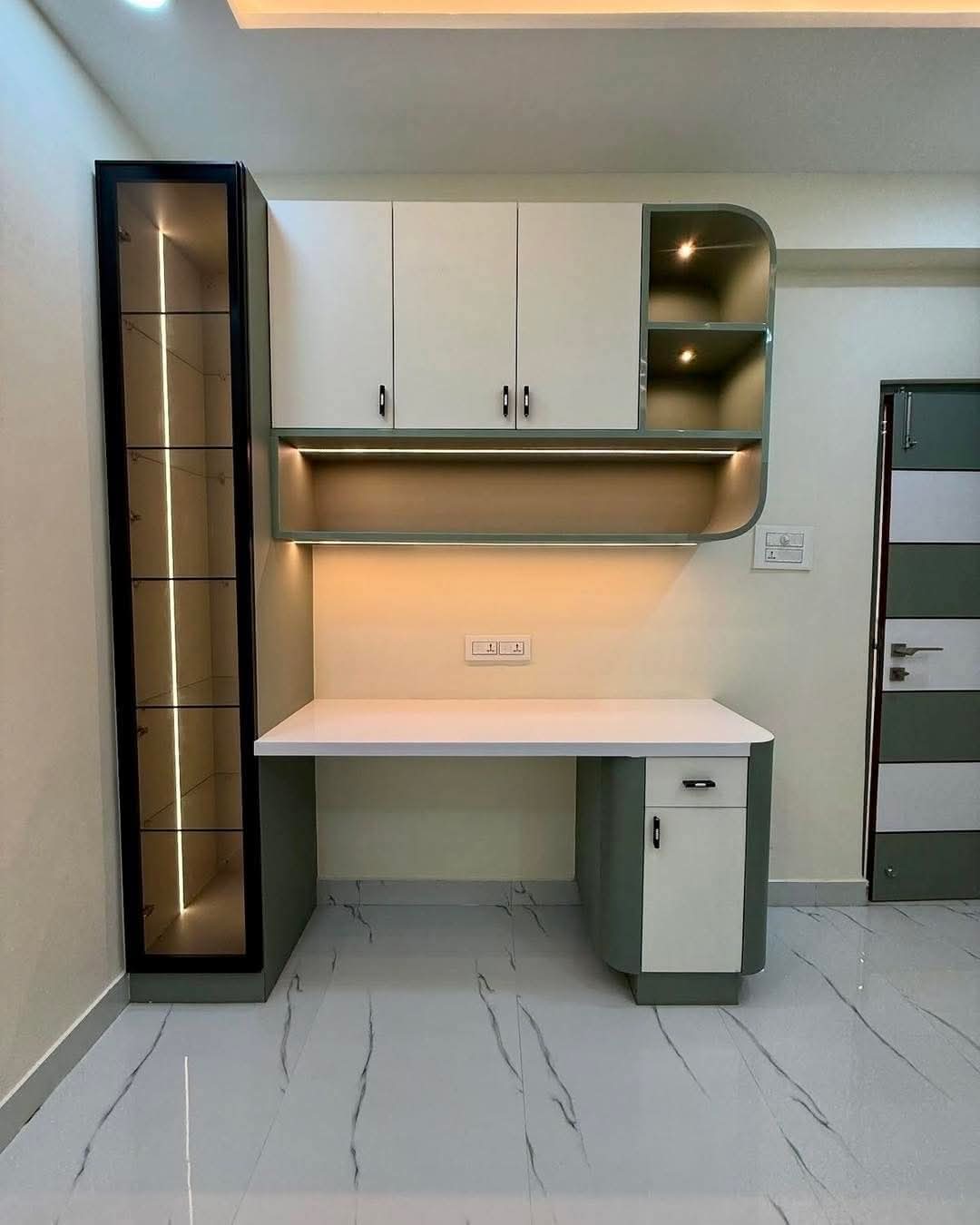 Modular Desk and Shelving Unit view 2