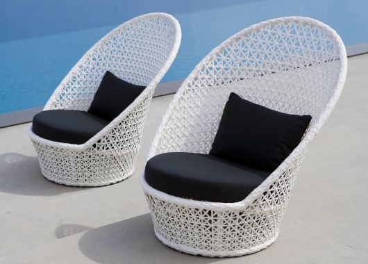 Woven Lounge Chair view 2