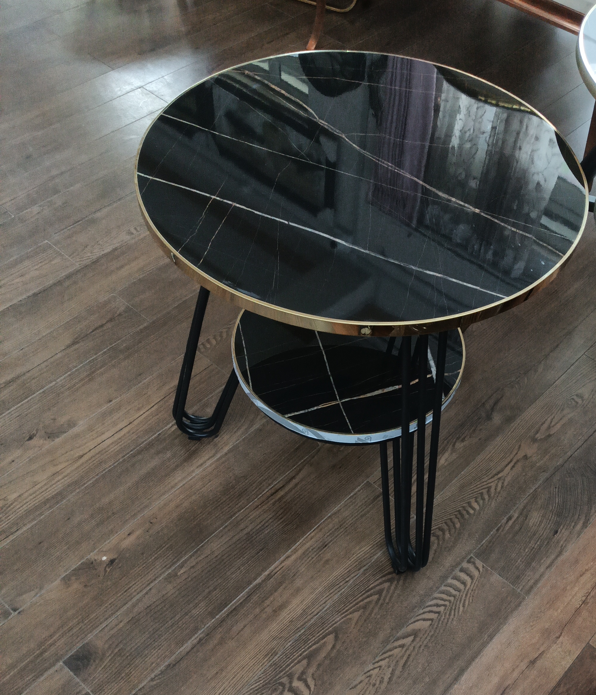 Black Marble Coffee Table - Guru Ji Interior view 2