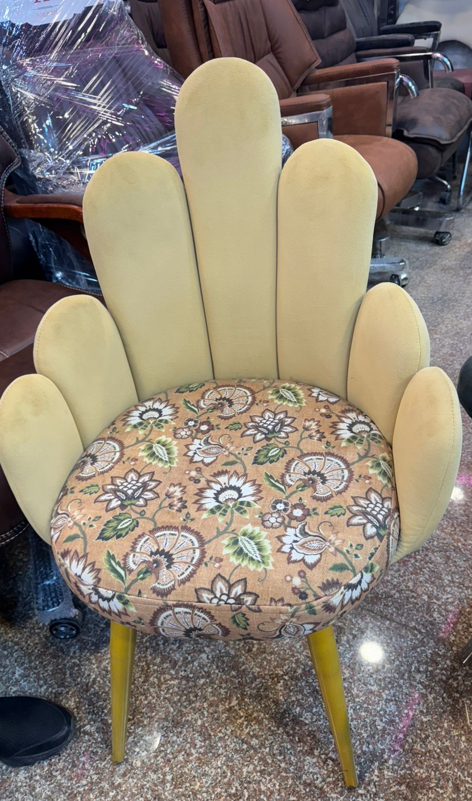 Floral Accent Chair view 2