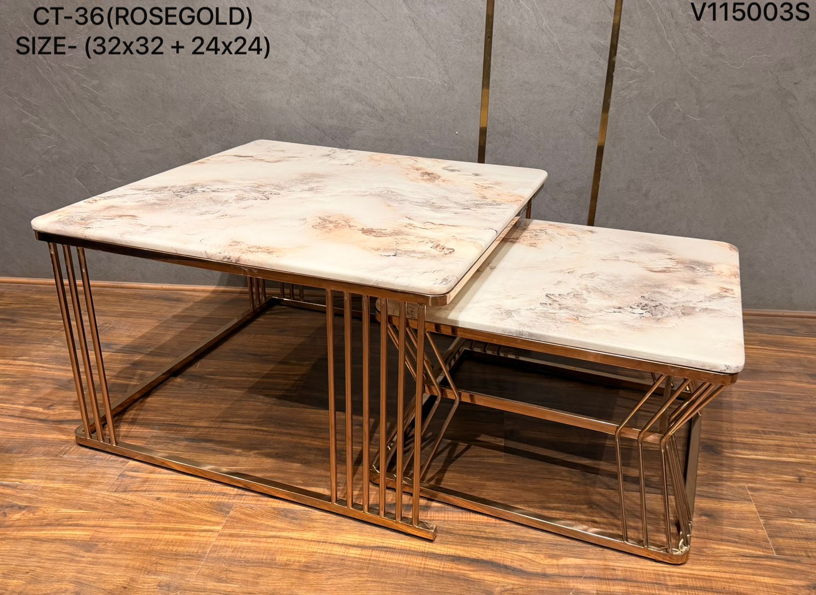 CT-36 Rosegold CentreTable view 2