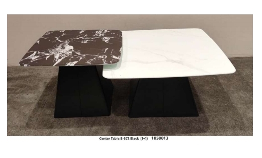 Center Table B-672 Black view 2