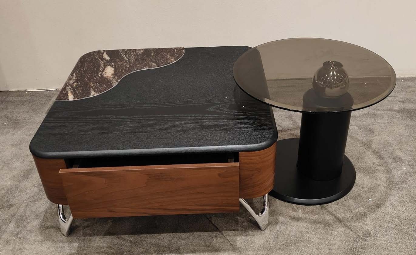 Modern Coffee and Side Table Set view 2