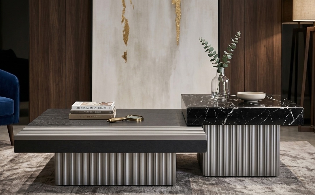 Modern Coffee Table Set view 2
