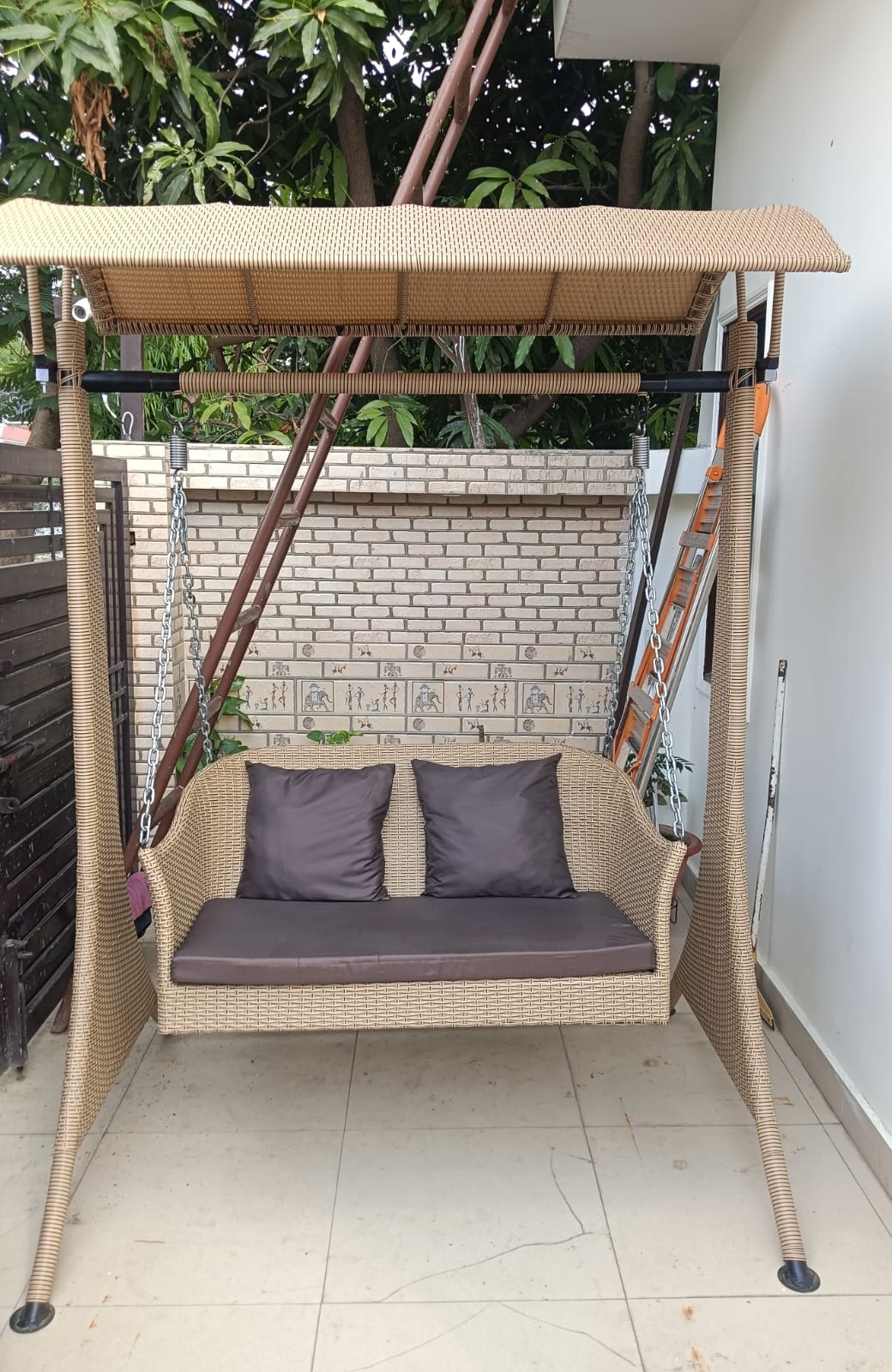 Premium Two seater Outdoor Swing Chair view 2