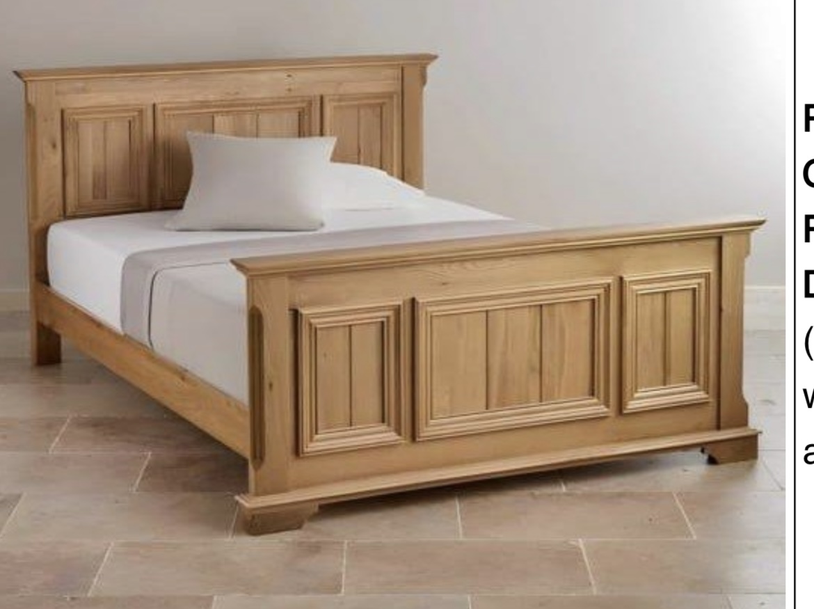 Wooden Panel Bed High view 2