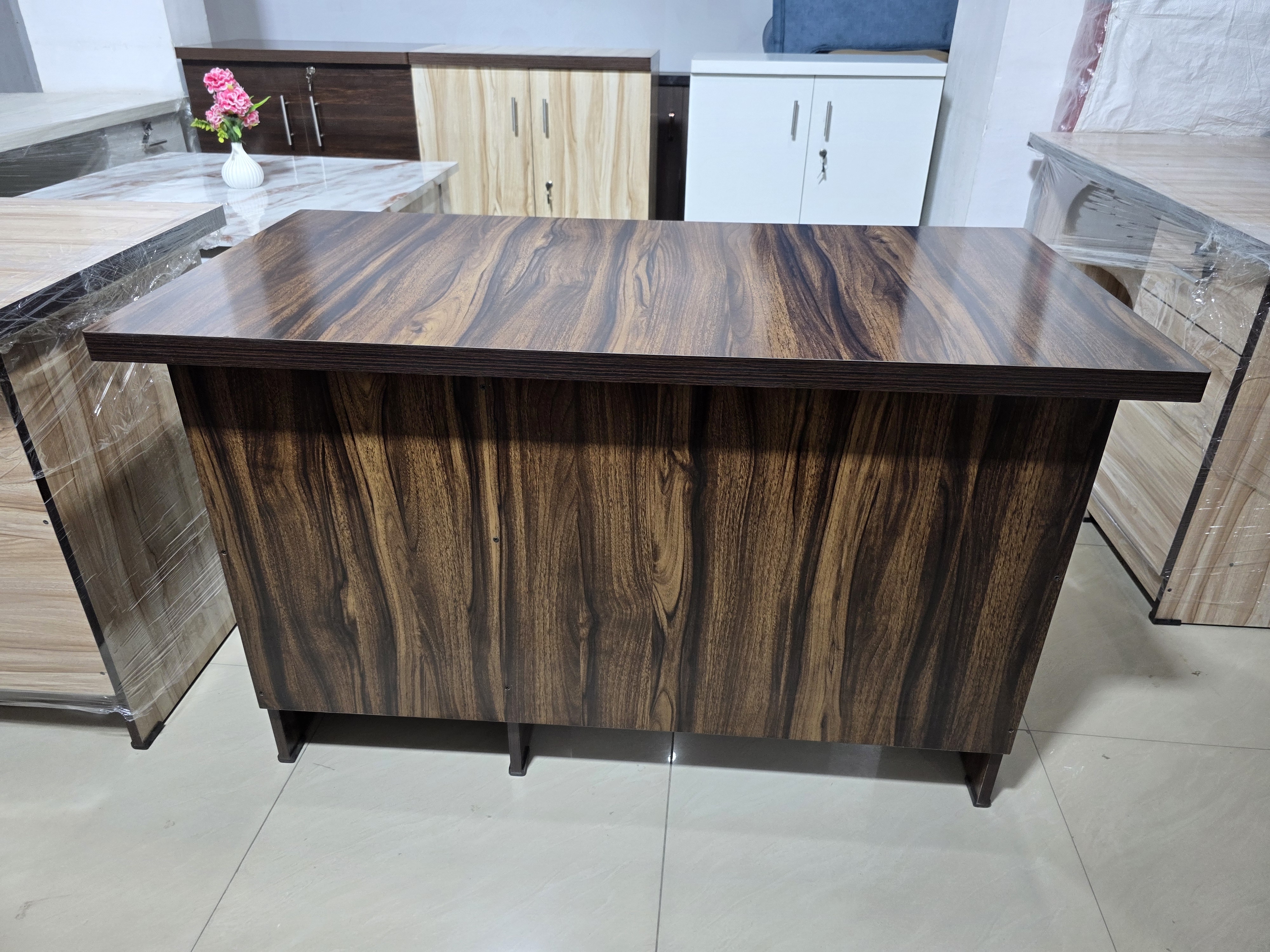 Wooden Office Desk view 2