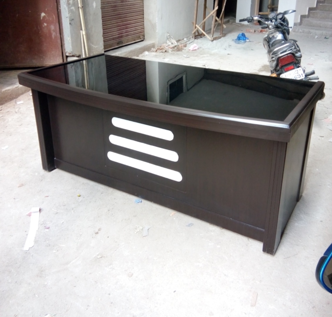 Modern Glass Top TV Unit view 2