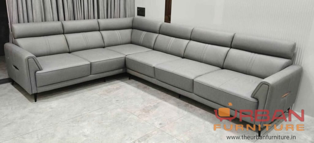 Urban Furniture Gray Sectional Sofa view 2