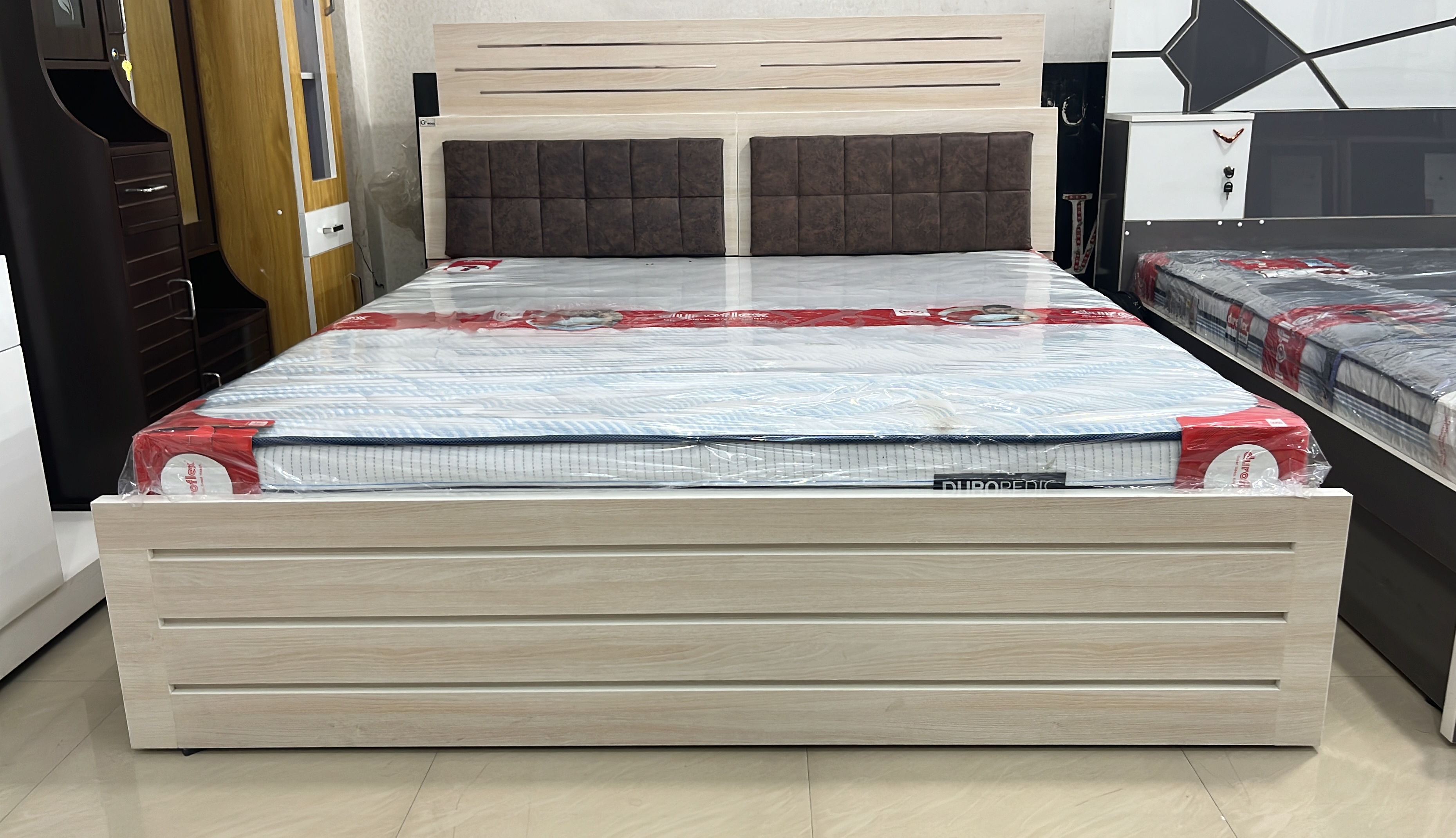 Wooden Bed Cushion view 2