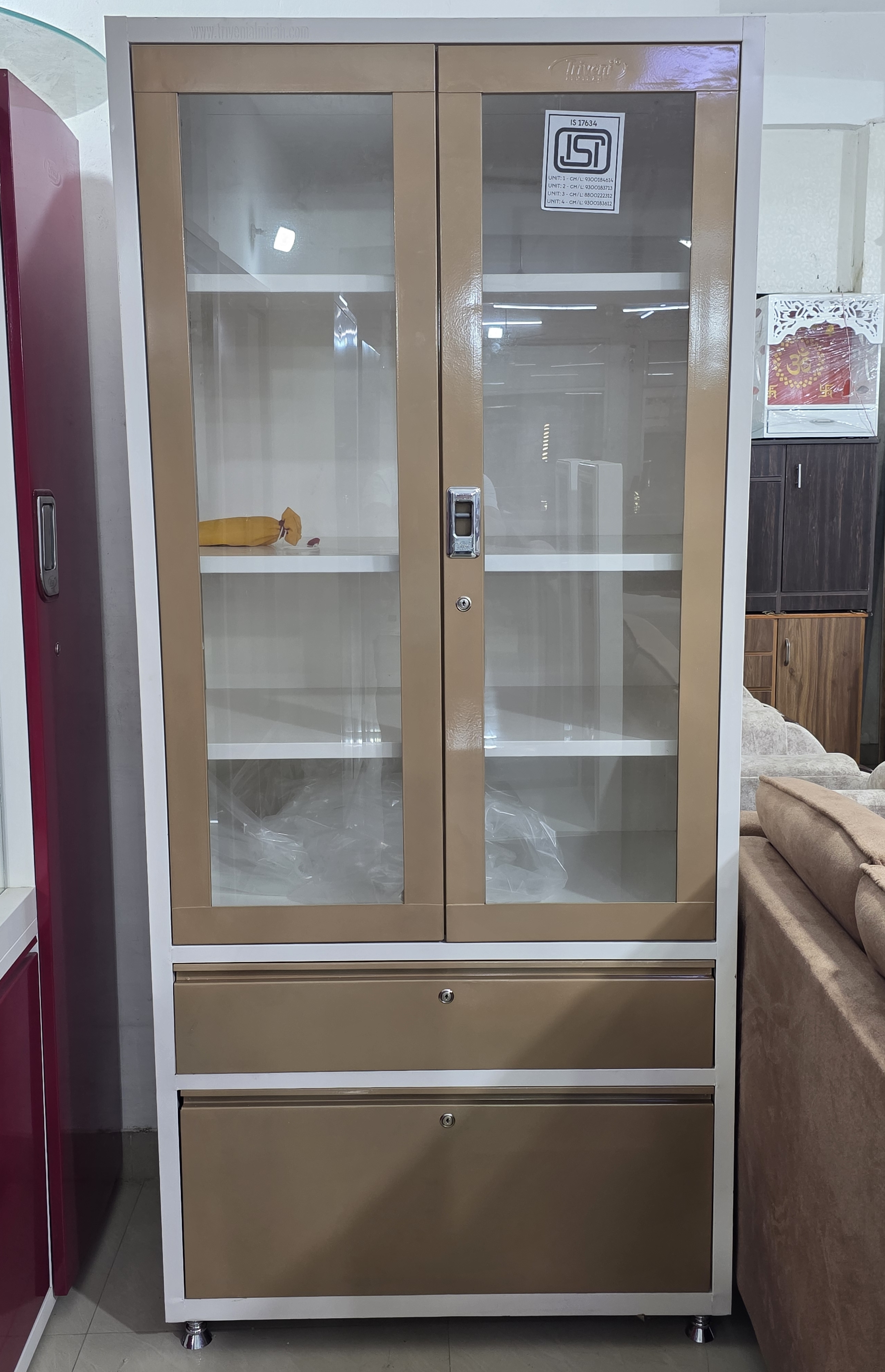 Glass Door Cabinet view 2