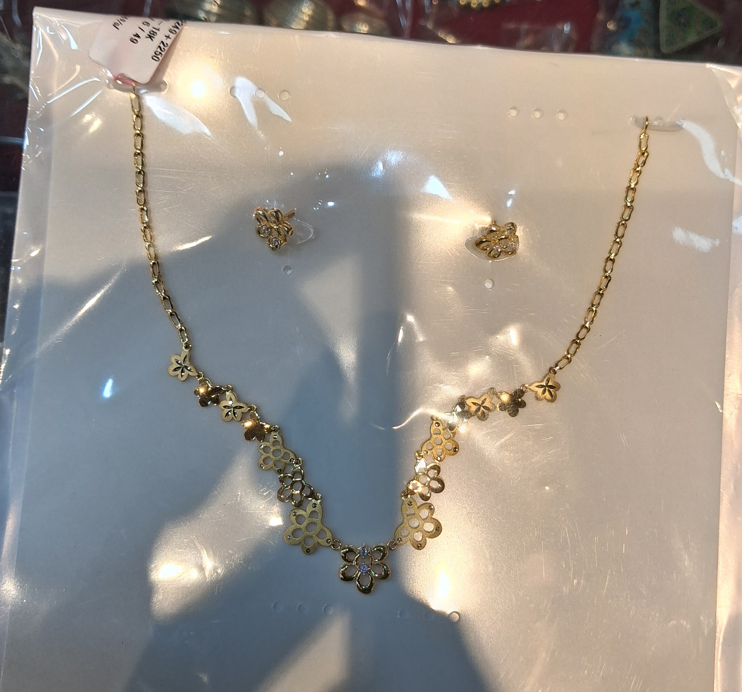 Floral Jewelry Set view 2