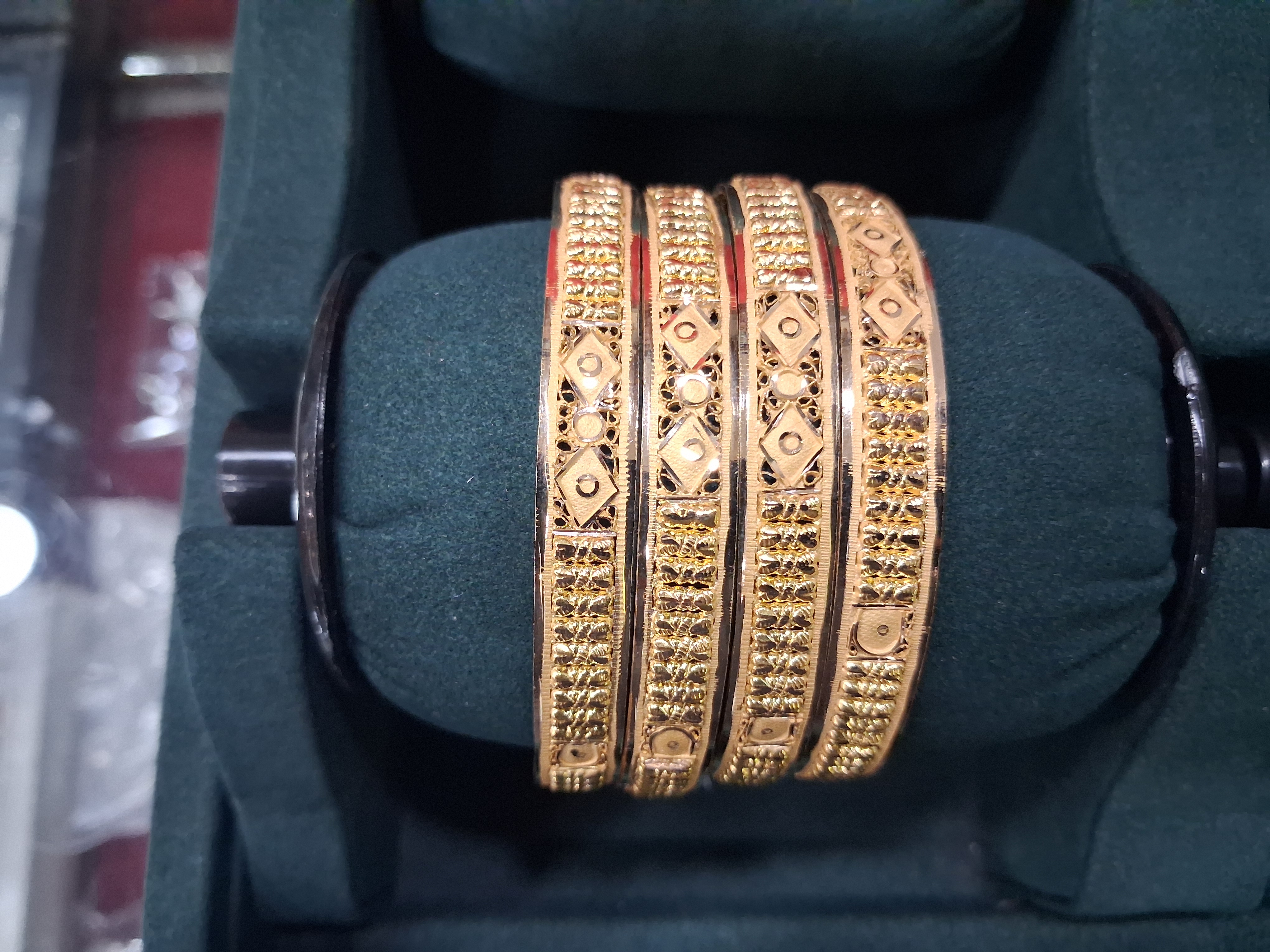 Elegant Gold Bangles view 2
