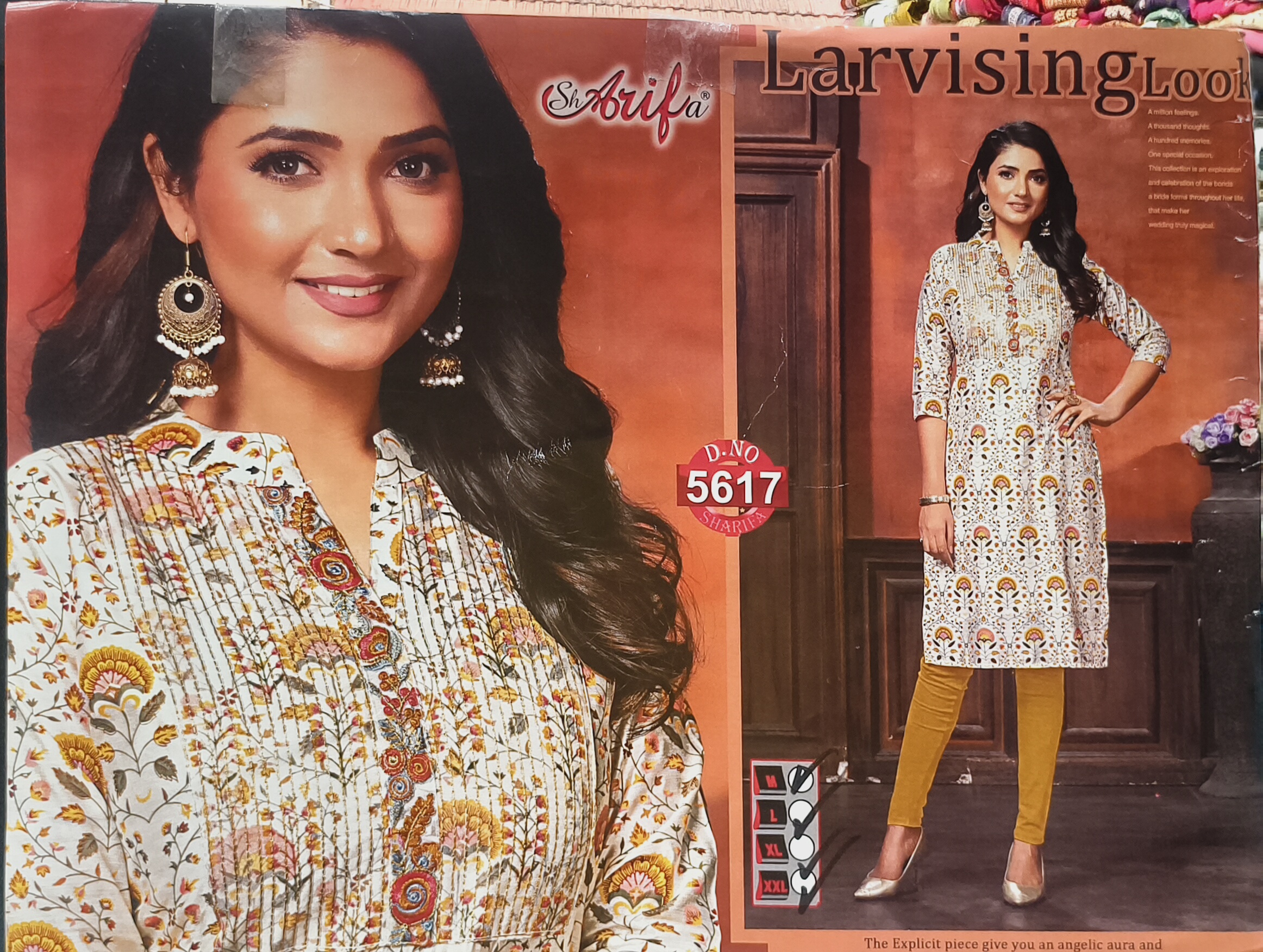 Sharifa Larvising Look Kurta view 2
