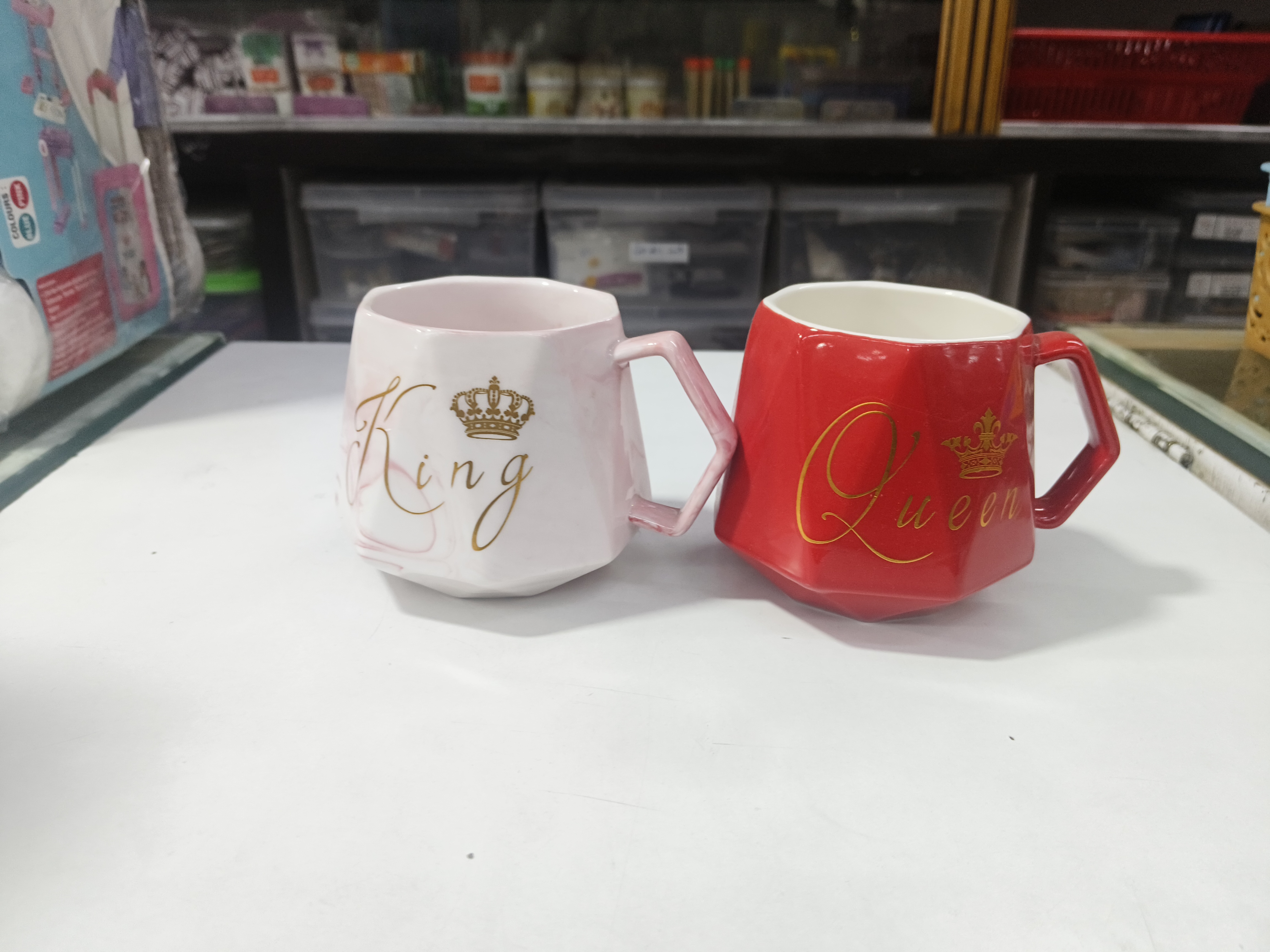 King and Queen Mugs view 2