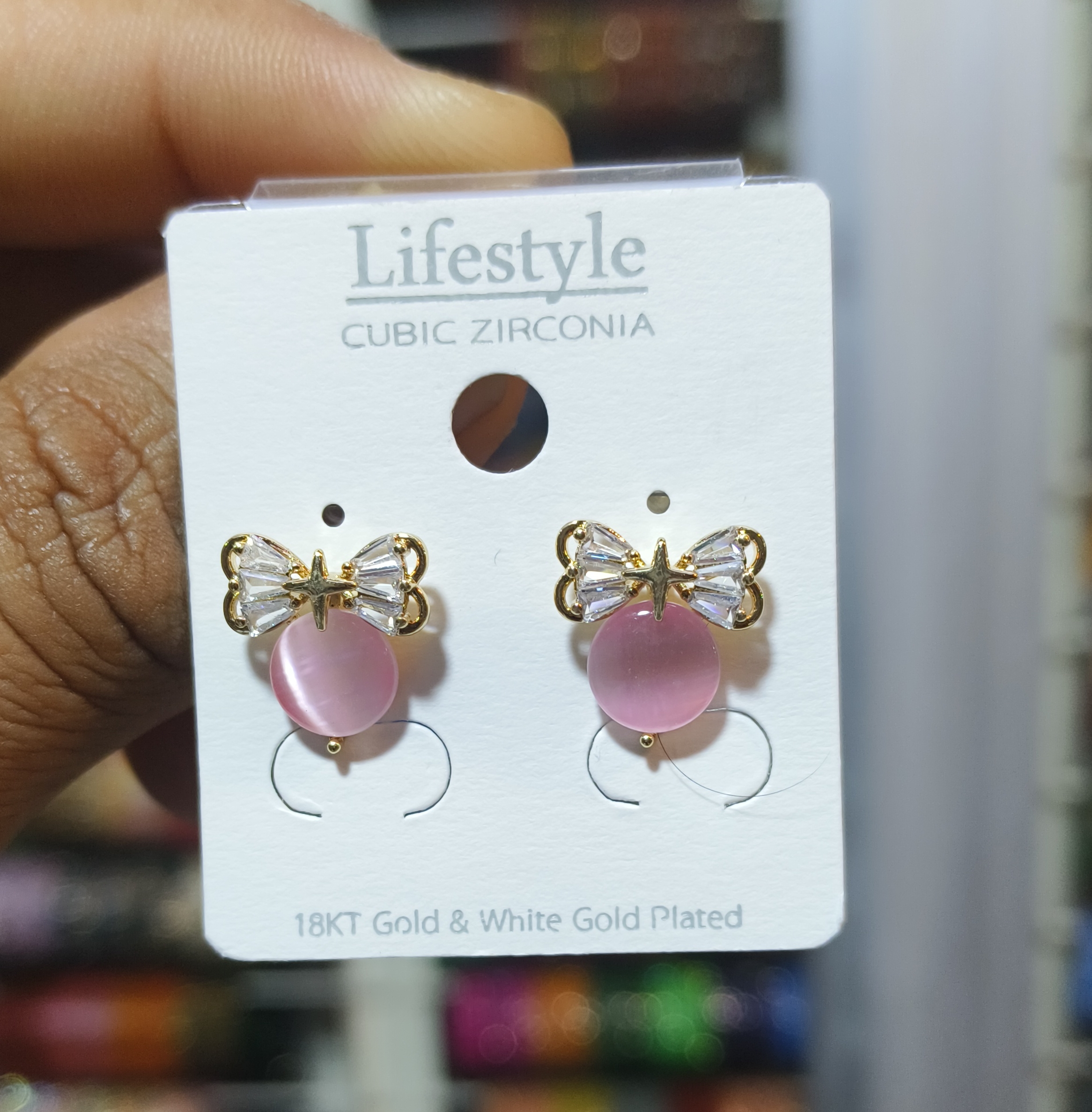 Lifestyle Cubic Zirconia Earrings view 2