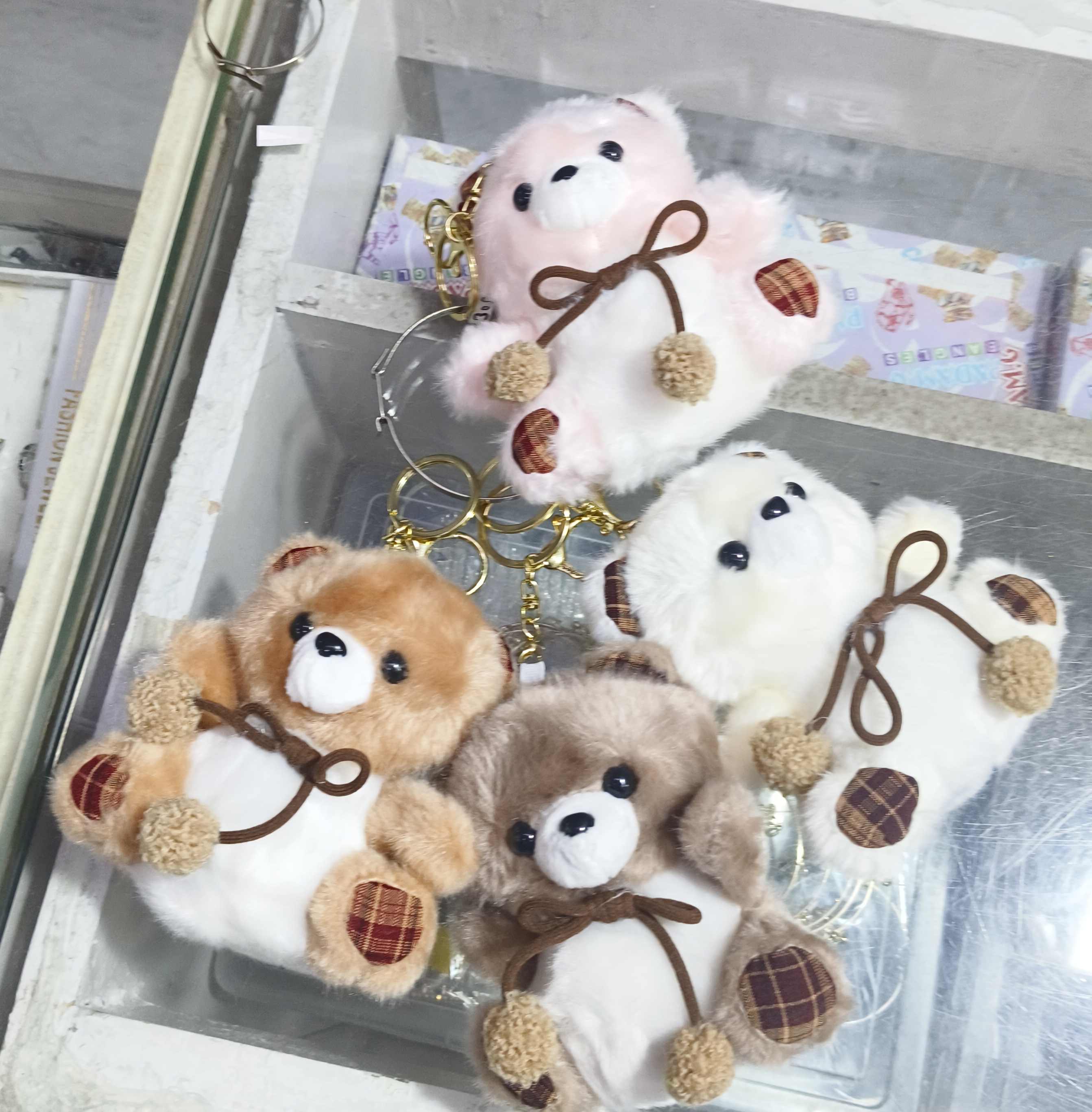 Plush Bear Keychain view 2