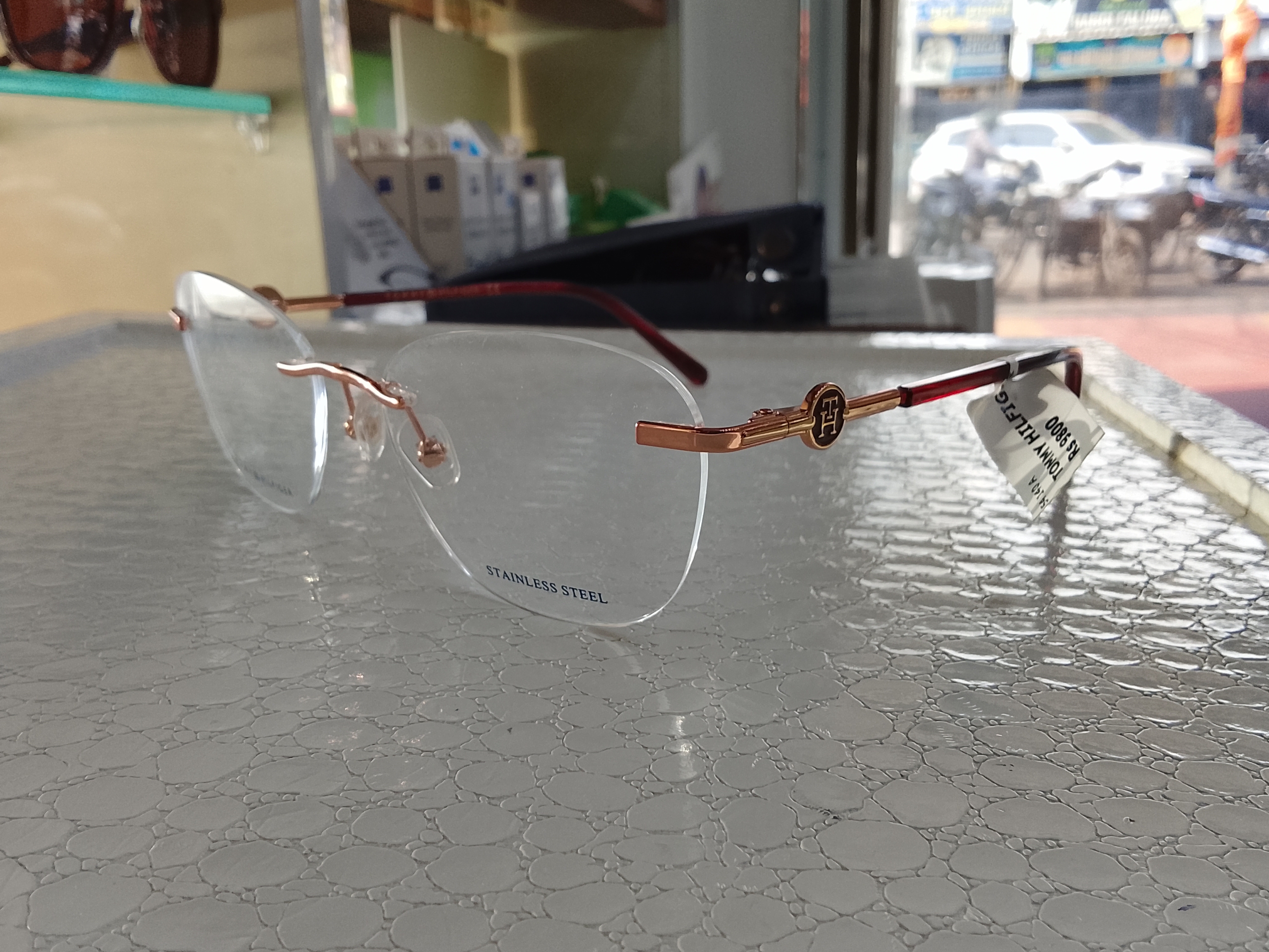Stainless Steel Eyeglass Frame view 2