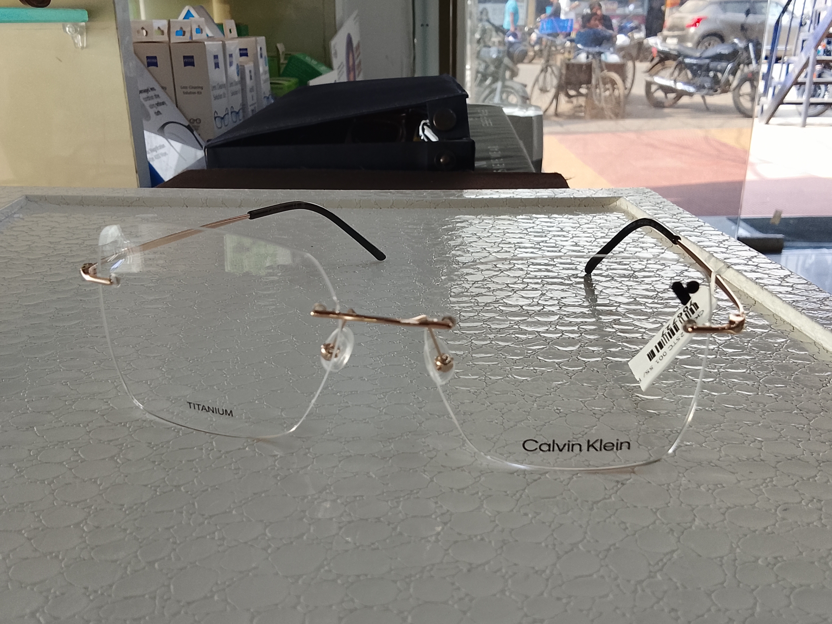 Calvin Klein Titanium Frame view 2